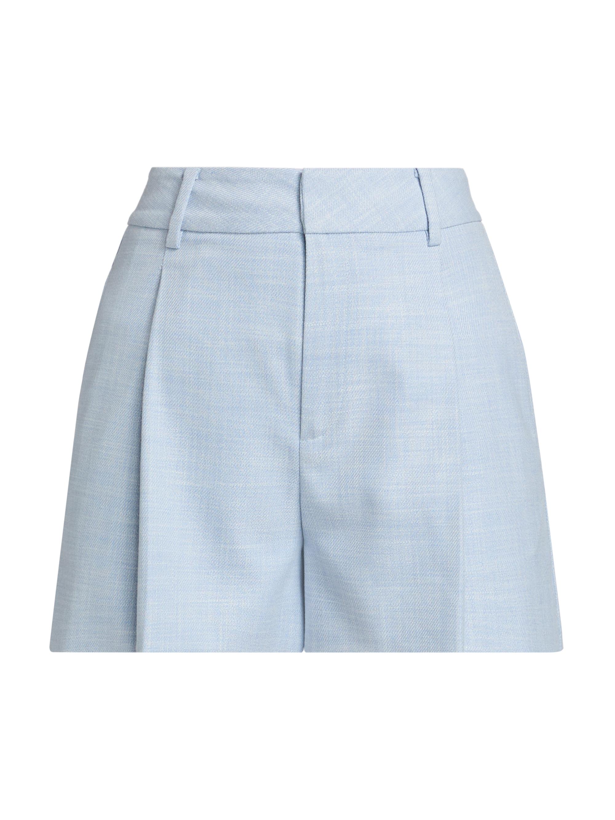 ♡sa♡ Generation Love Sena Chambray Suiting Shorts | Saks Fifth Avenue