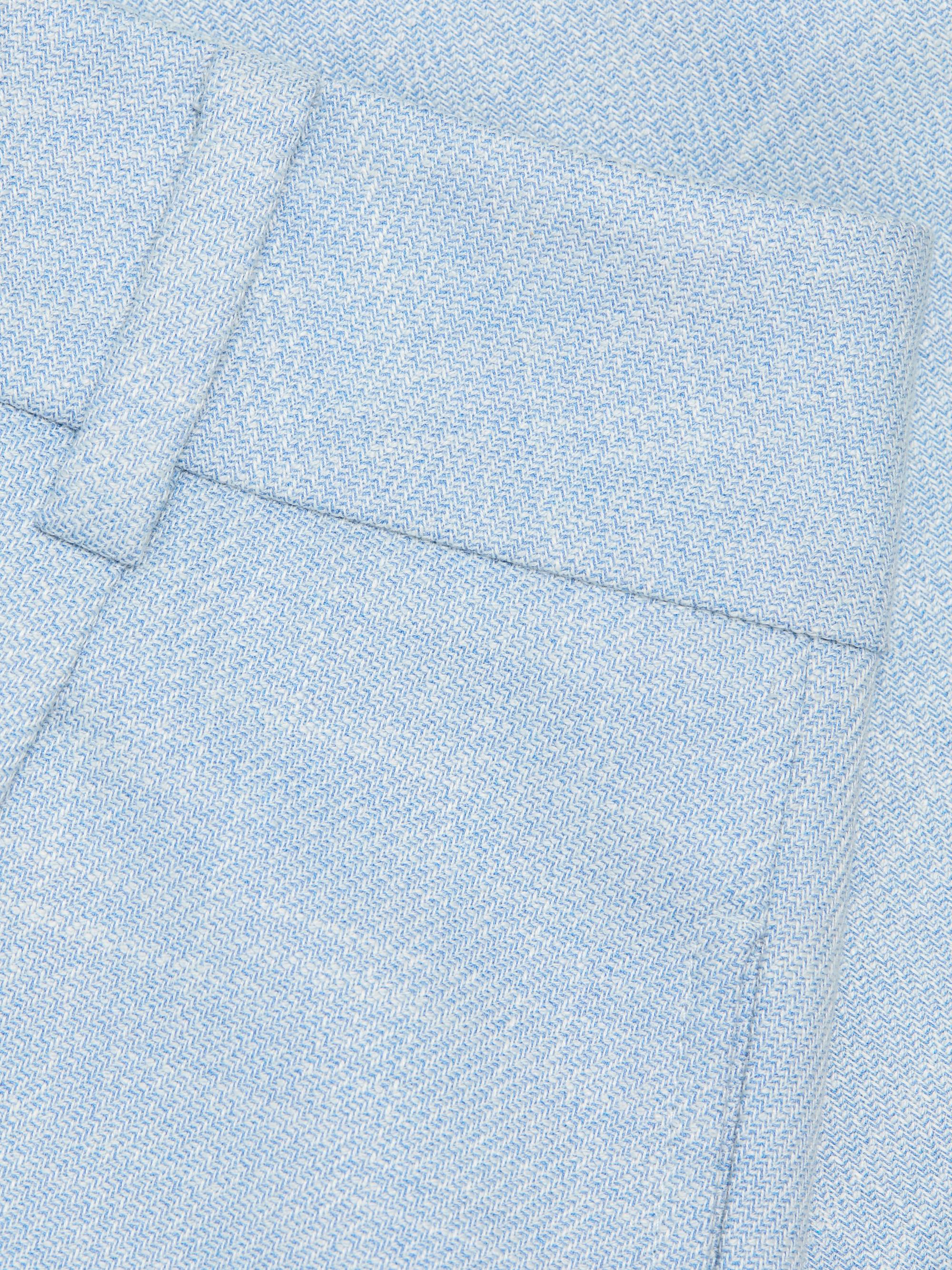 ♡sa♡ Generation Love Sena Chambray Suiting Shorts | Saks Fifth Avenue
