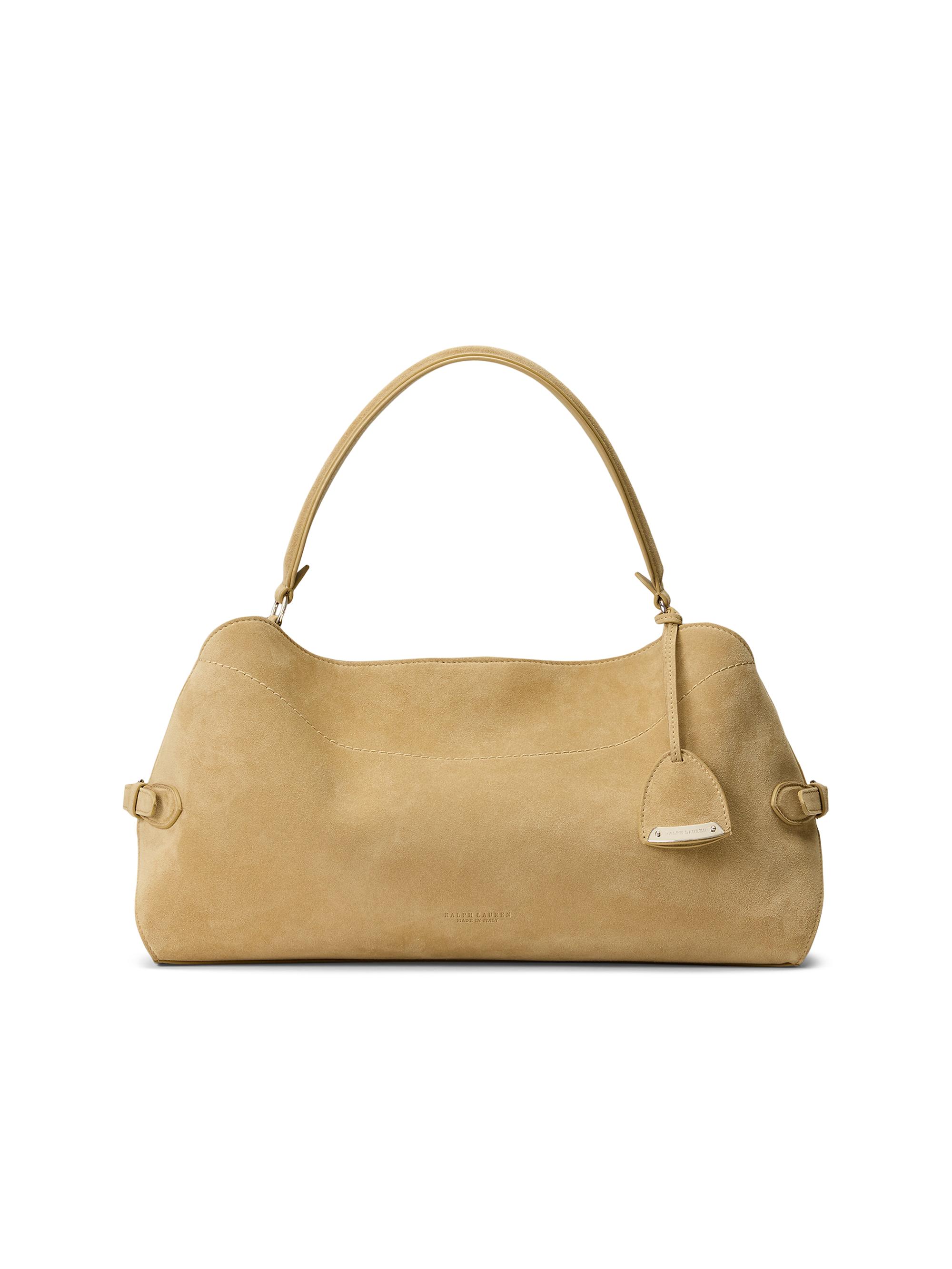 Ralph Lauren Collection Women's The Ralph Suede Shoulder Bag - Tan