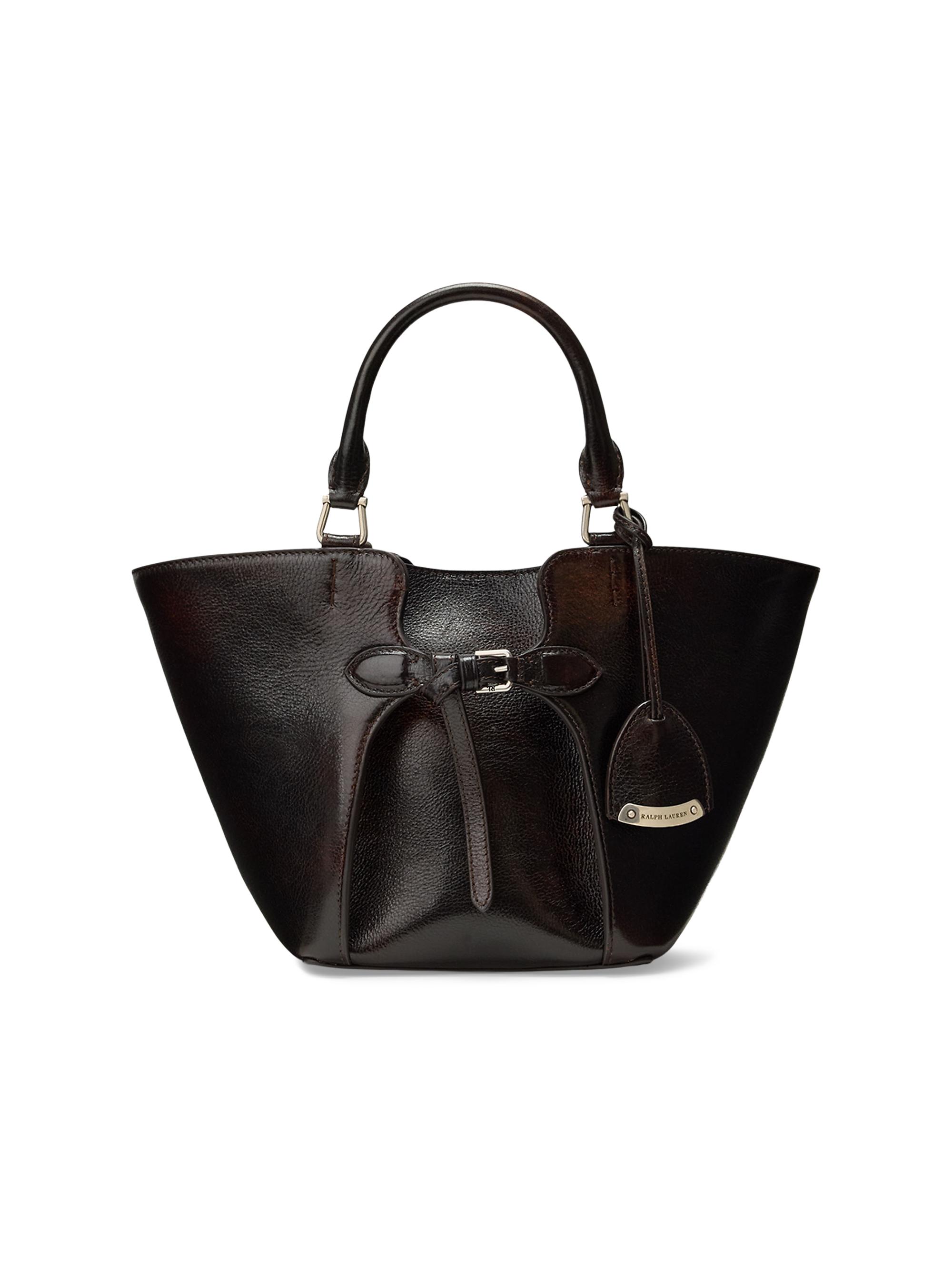 Ralph Lauren Collection Small Ricky 18 Leather Satchel Bag | Saks