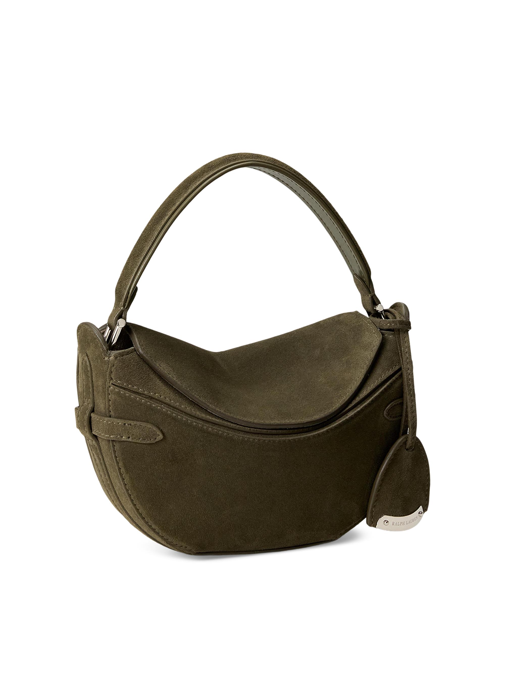 Ralph Lauren Collection Women's Mini Suede Crossbody Bag - Cypress | Thumbnail 5