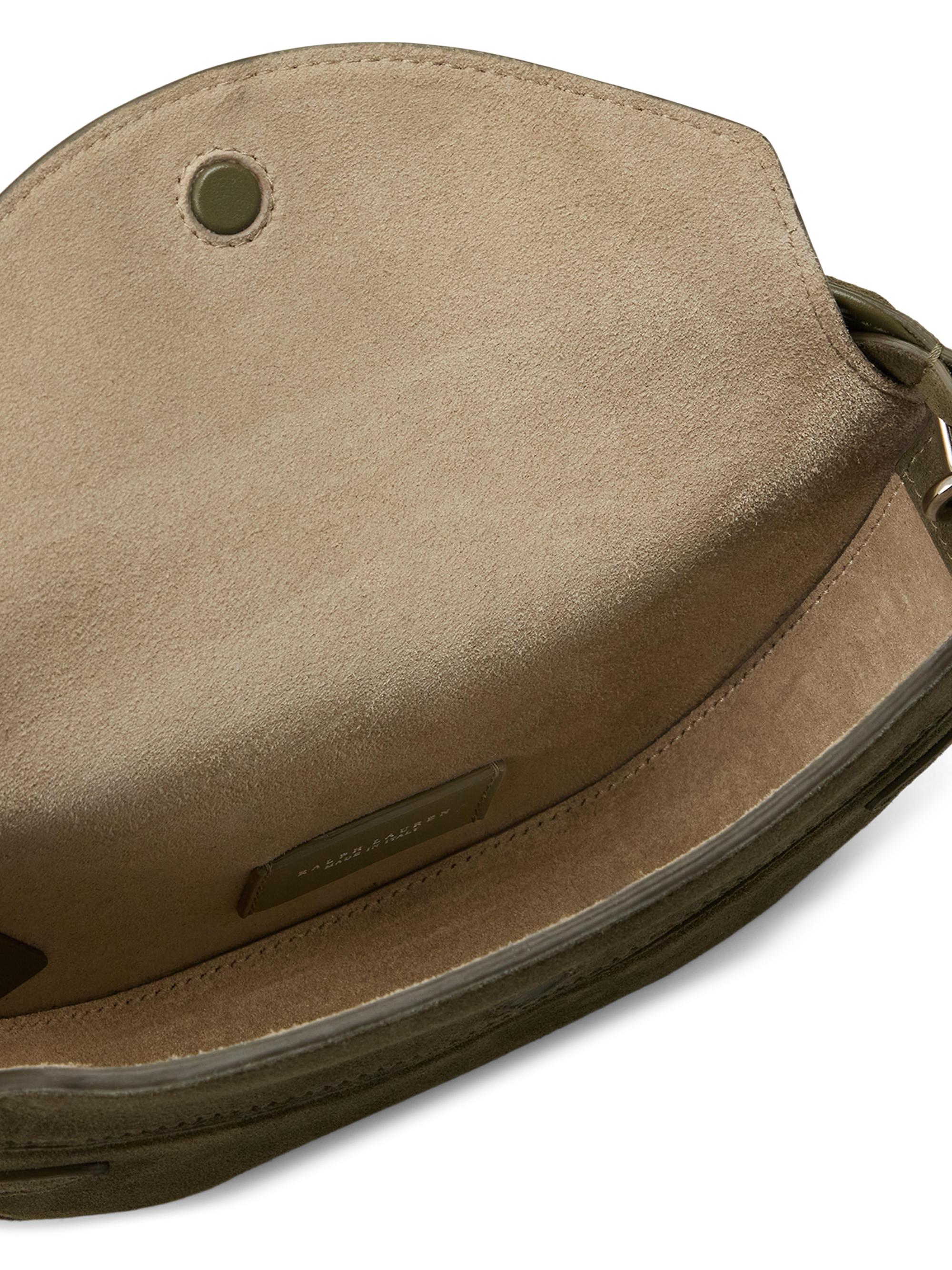 Ralph Lauren Collection Women's Mini Suede Crossbody Bag - Cypress | Thumbnail 7