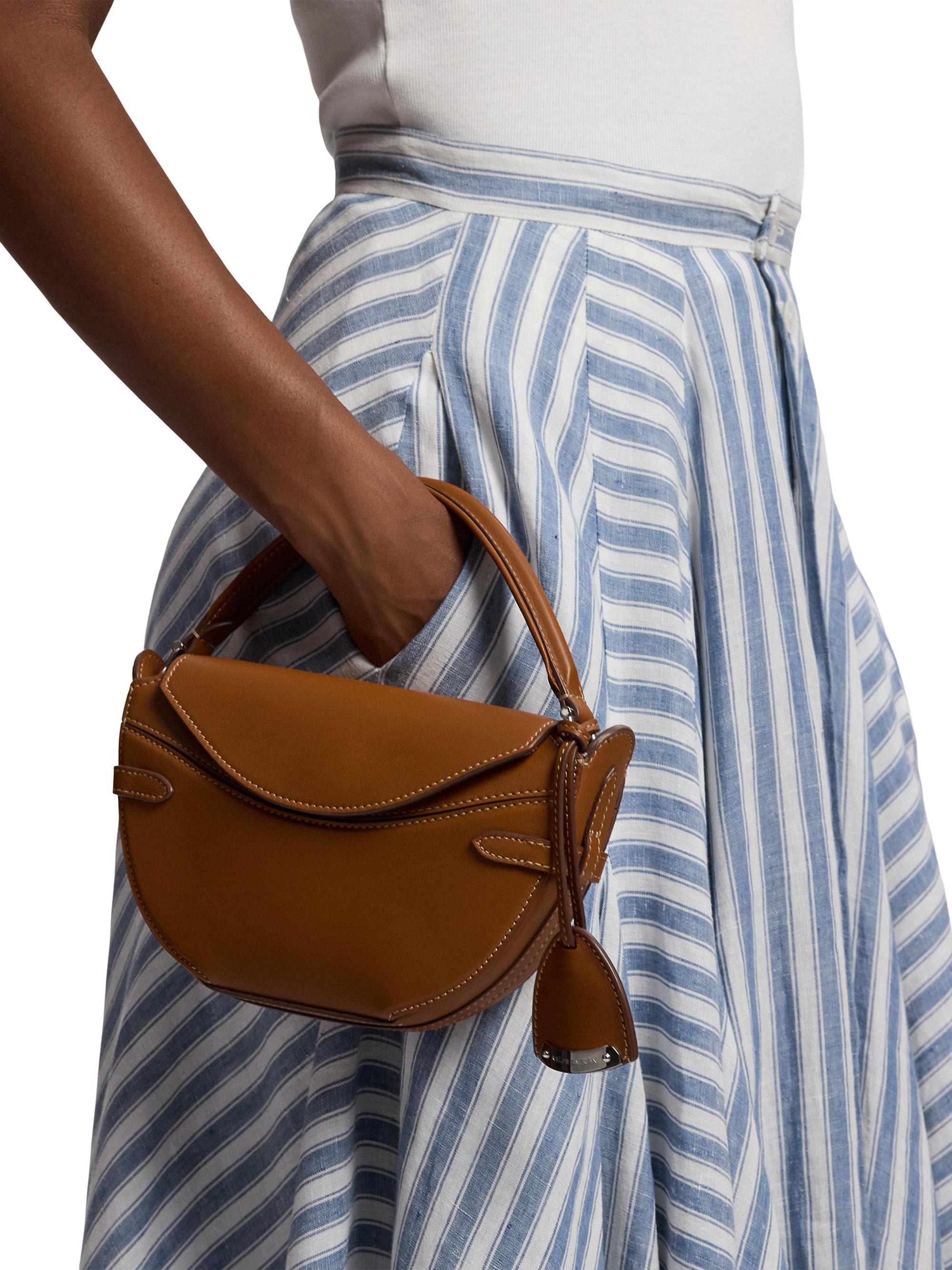Ralph Lauren Collection Women's The Ralph Mini Leather Crossbody Bag - Rl Gold | Thumbnail 2