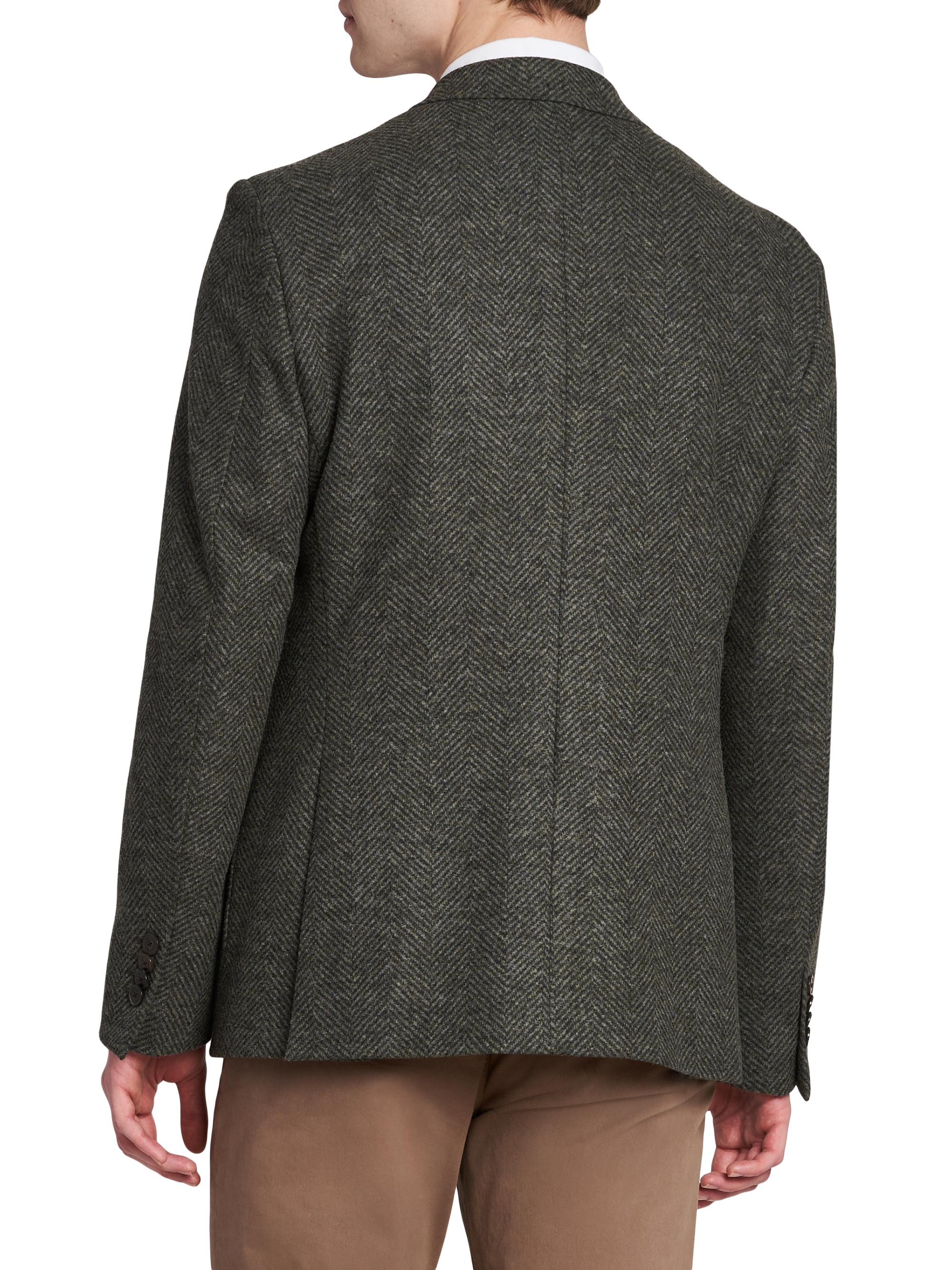 Etro Men's Herringbone Sport Coat - Bicolour | Thumbnail 5
