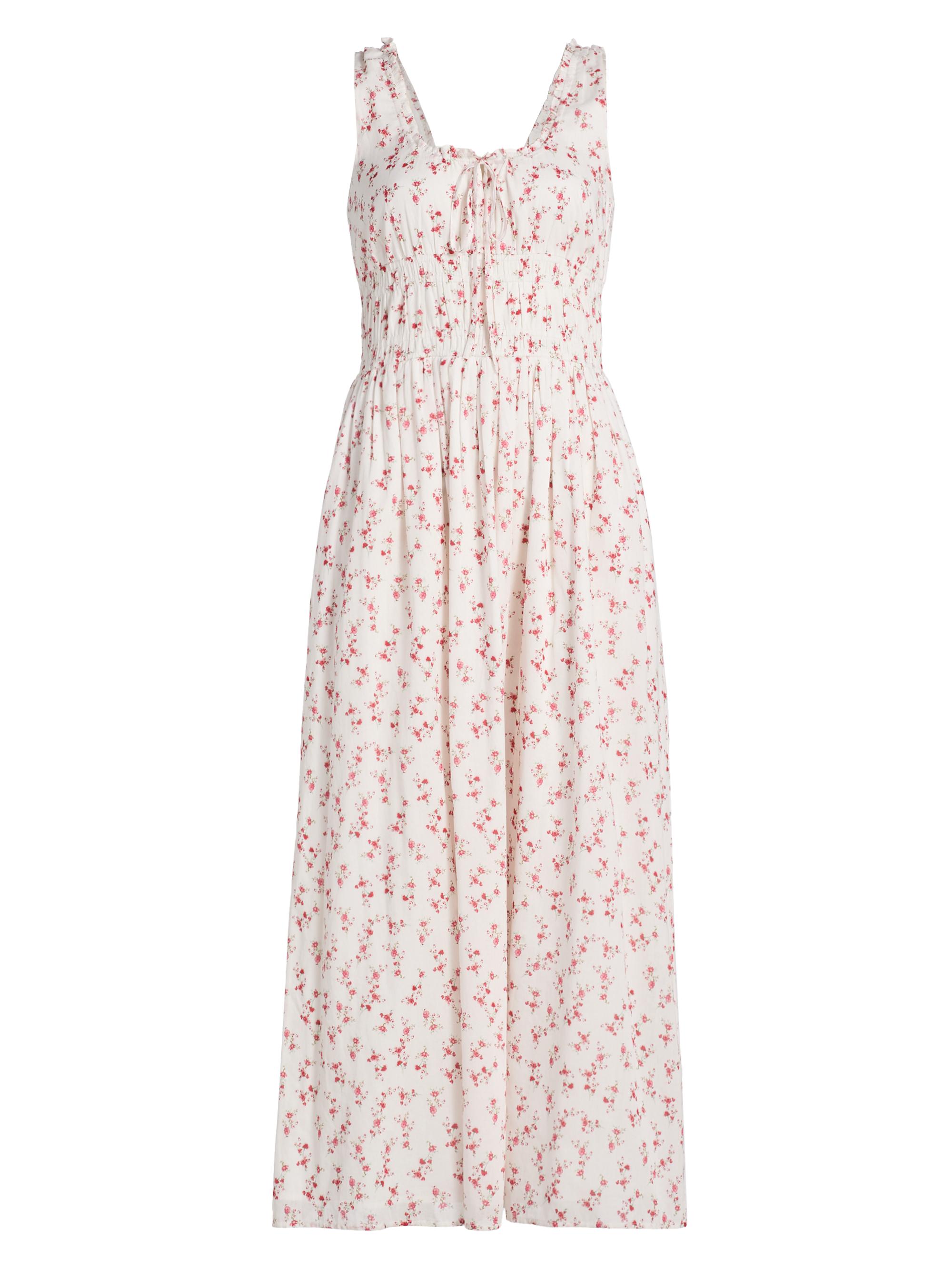 Rails Women's Jordie Floral Cotton A-Line Midi-Dress - Rouge Romantic