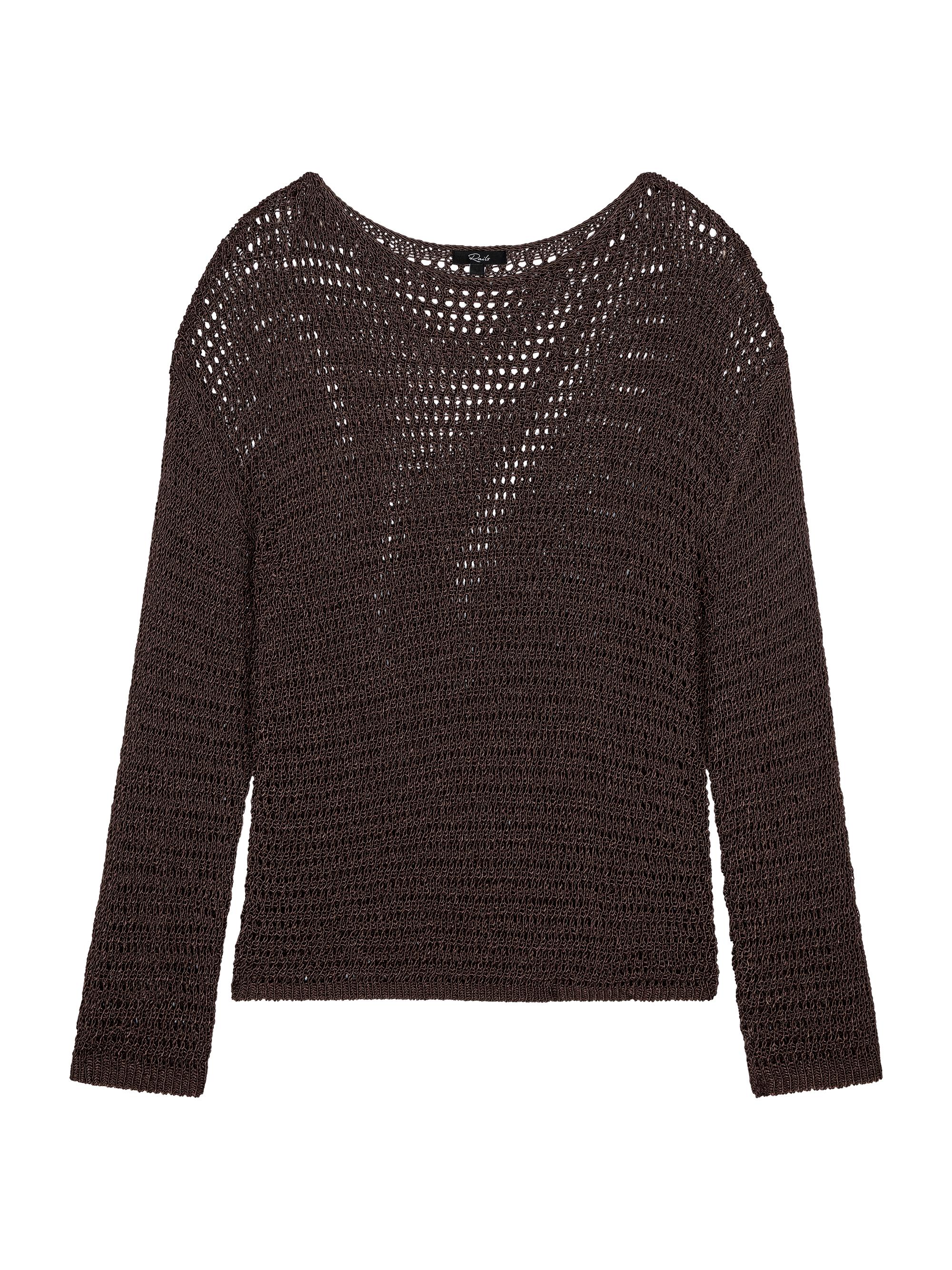 Theory Open-Knit Cotton Sweater | Saks Fifth Avenue