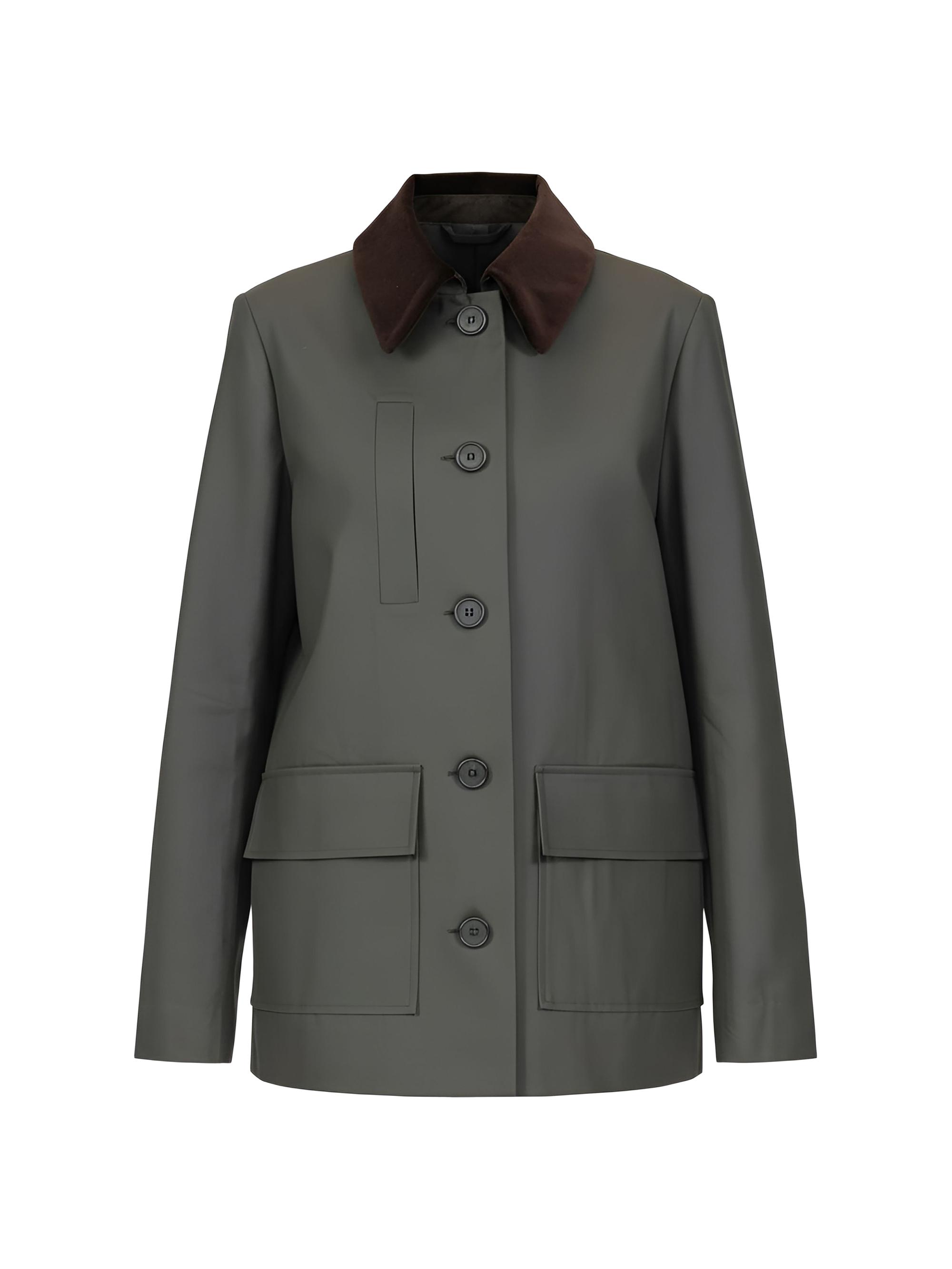Callas Milano Women's Hudson Field Jacket Water Resisrant Canvas - Army