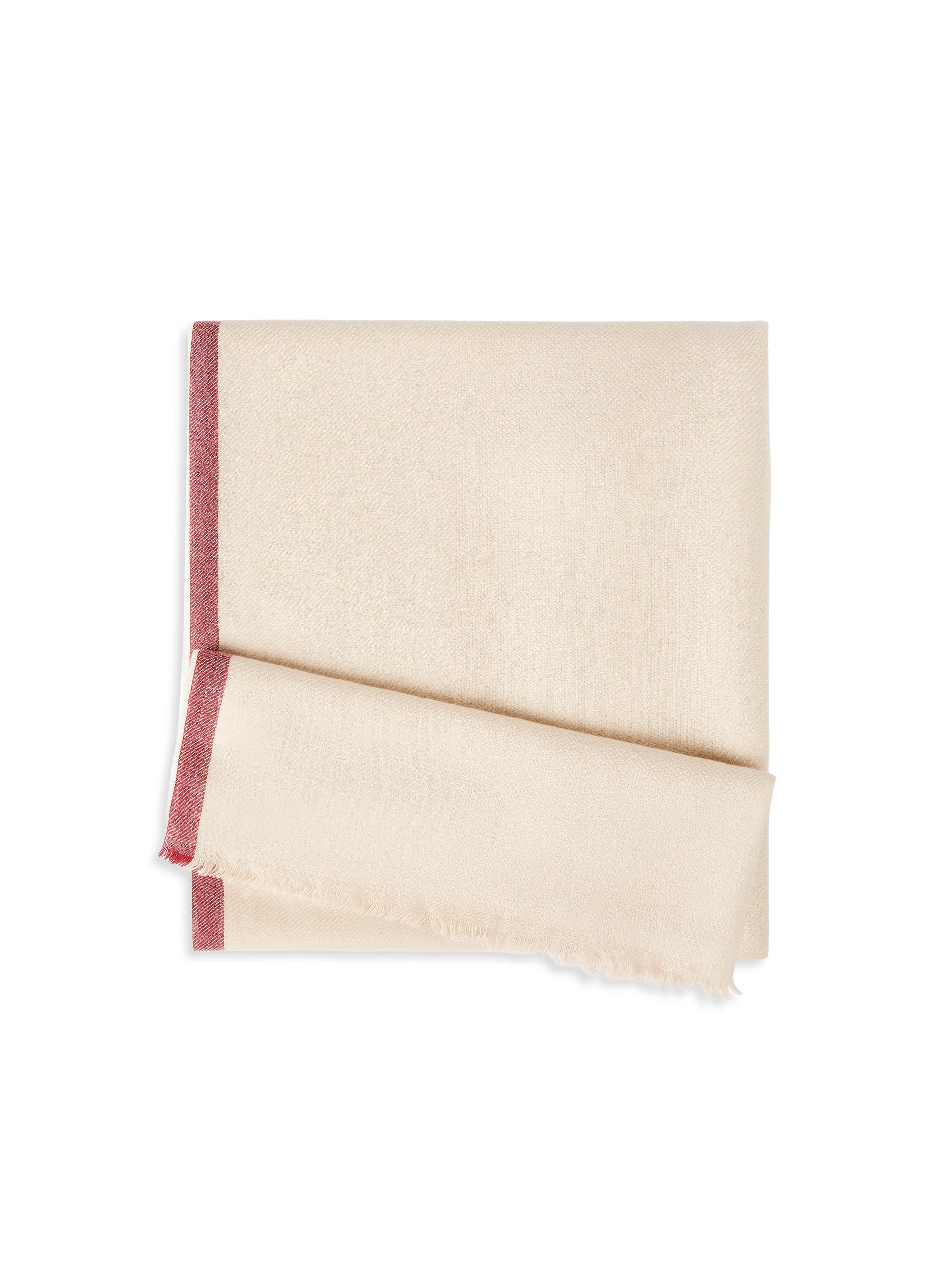 Brunello Cucinelli Men's Cashmere Scarf - Sand