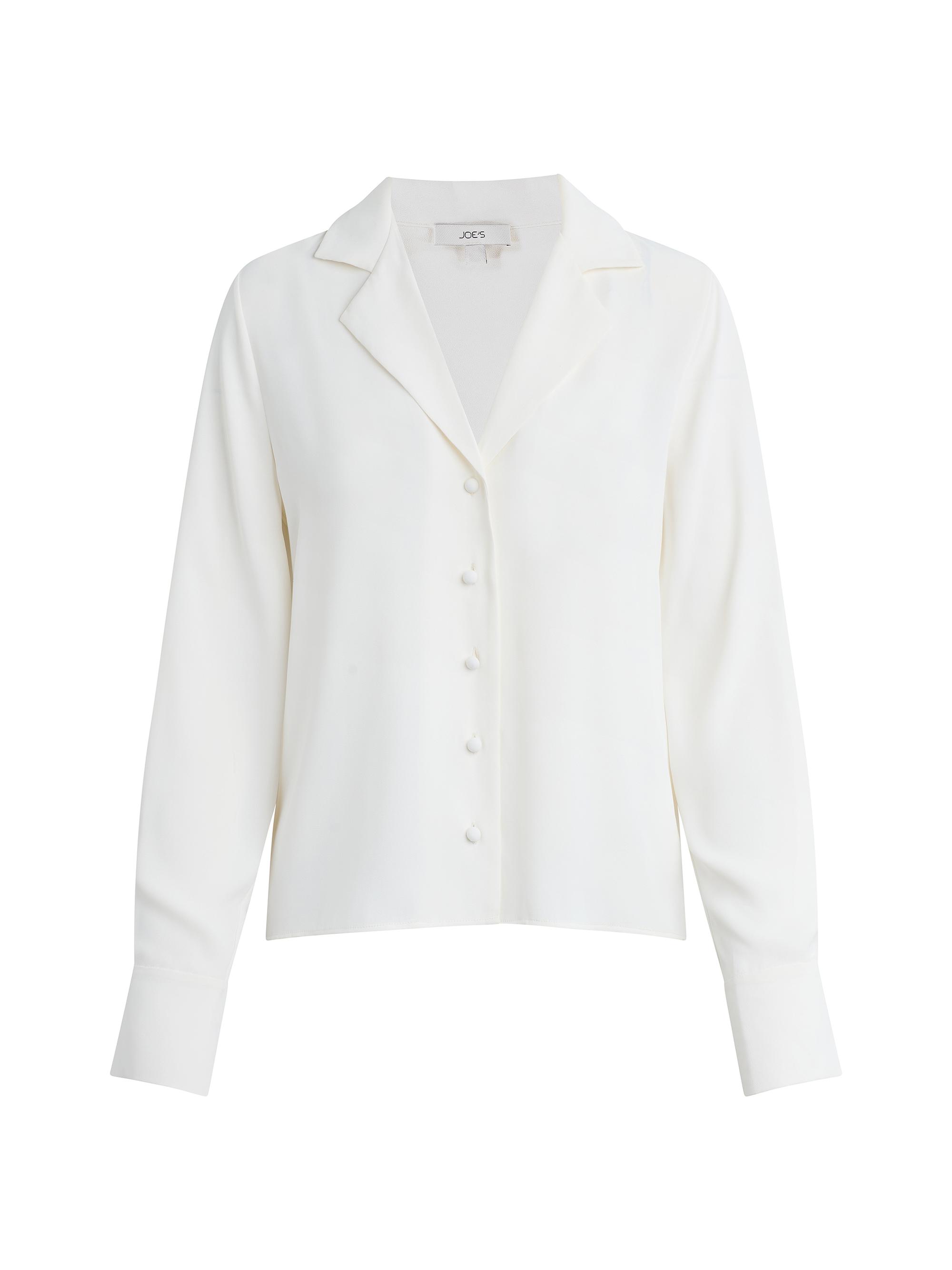 Joe's Jeans Women's The Mia Crepe Blouse - Ecru