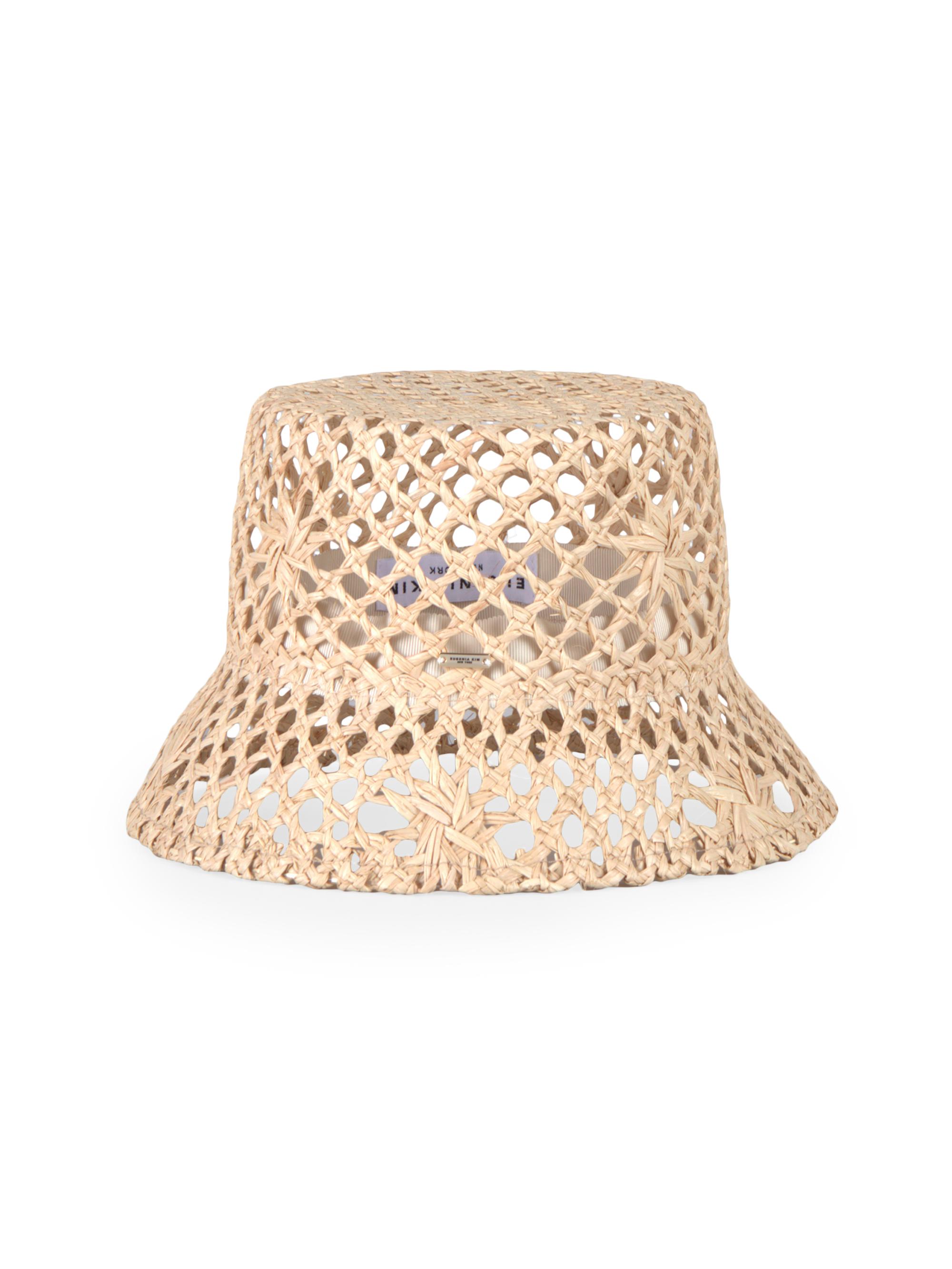 Eugenia Kim Women's Jonah Open-Weave Bucket Hat - Natural