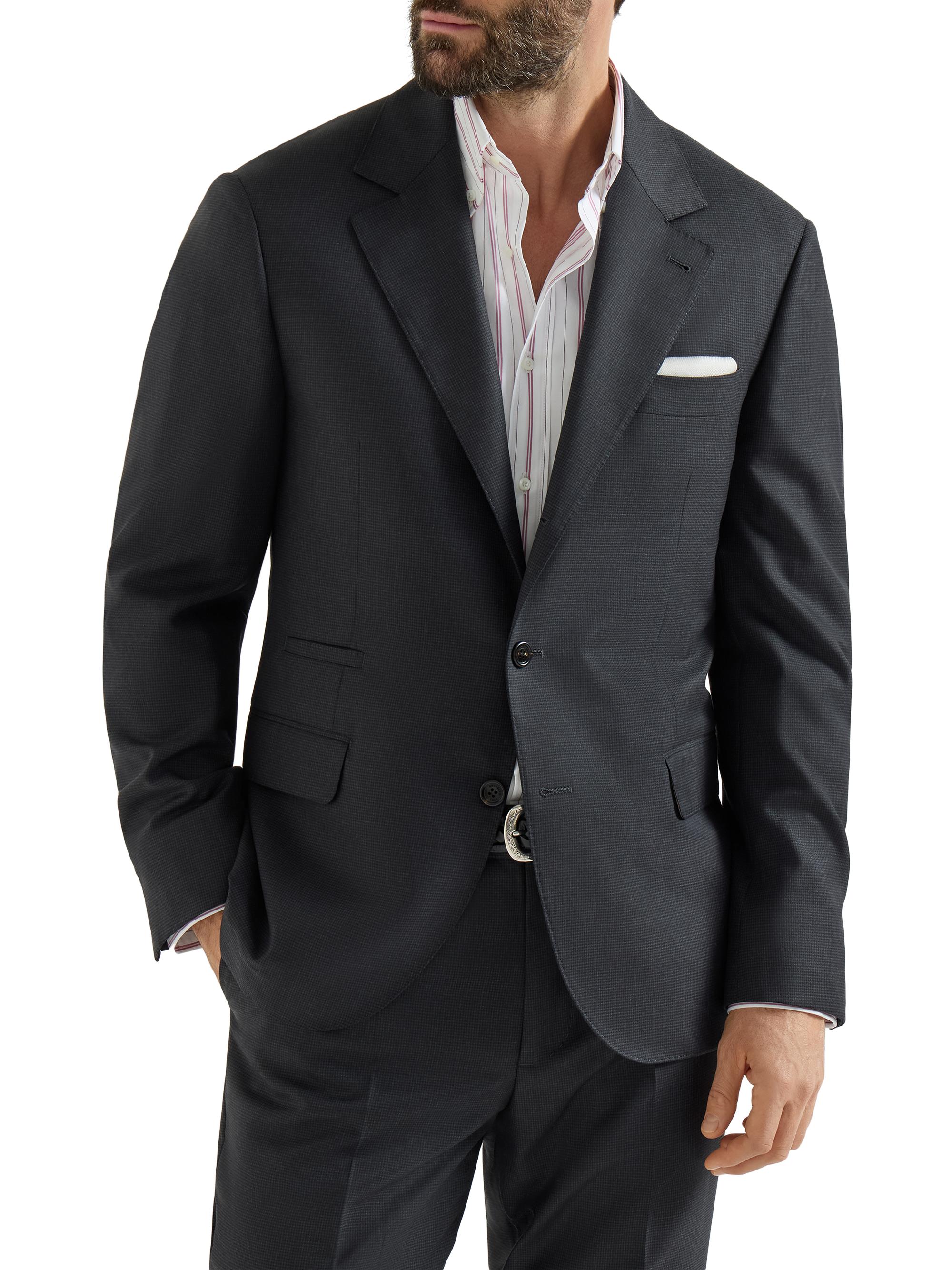 Brunello Cucinelli Lightweight Denim One and a Half Breasted