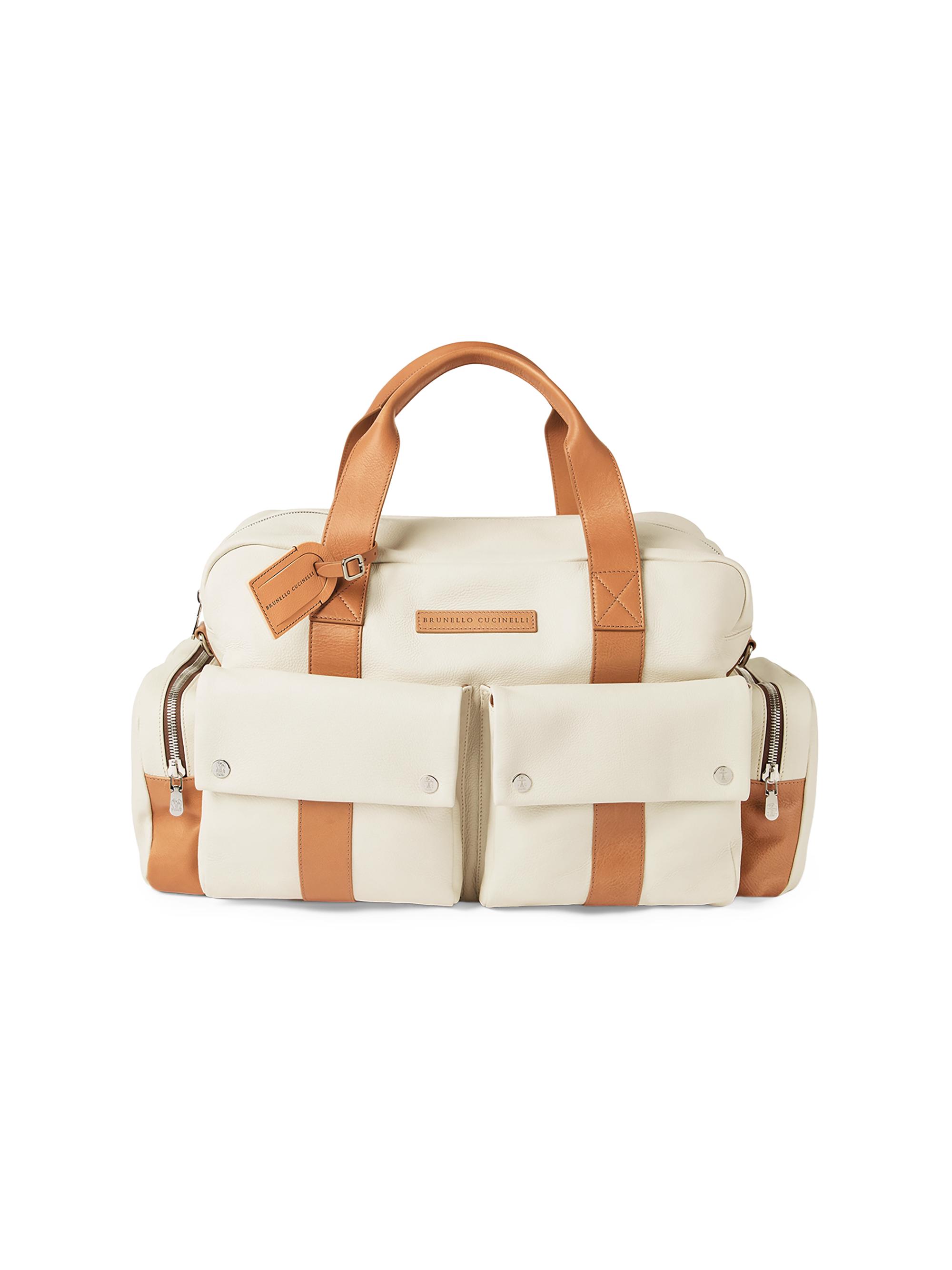 Brunello Cucinelli Men's Grained Calfskin Leisure Bag -