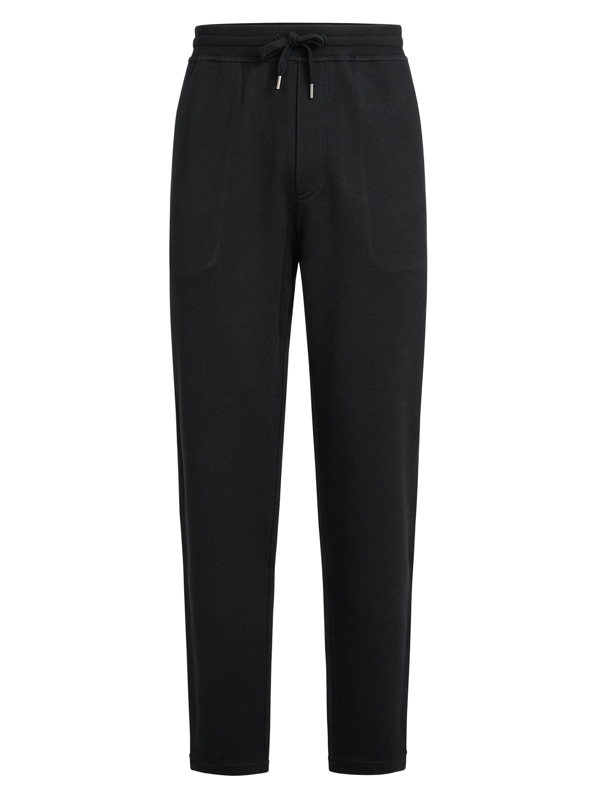 Brunello Cucinelli Men's Cotton, Cashmere and Silk French Terry Double Cloth Trousers - Black