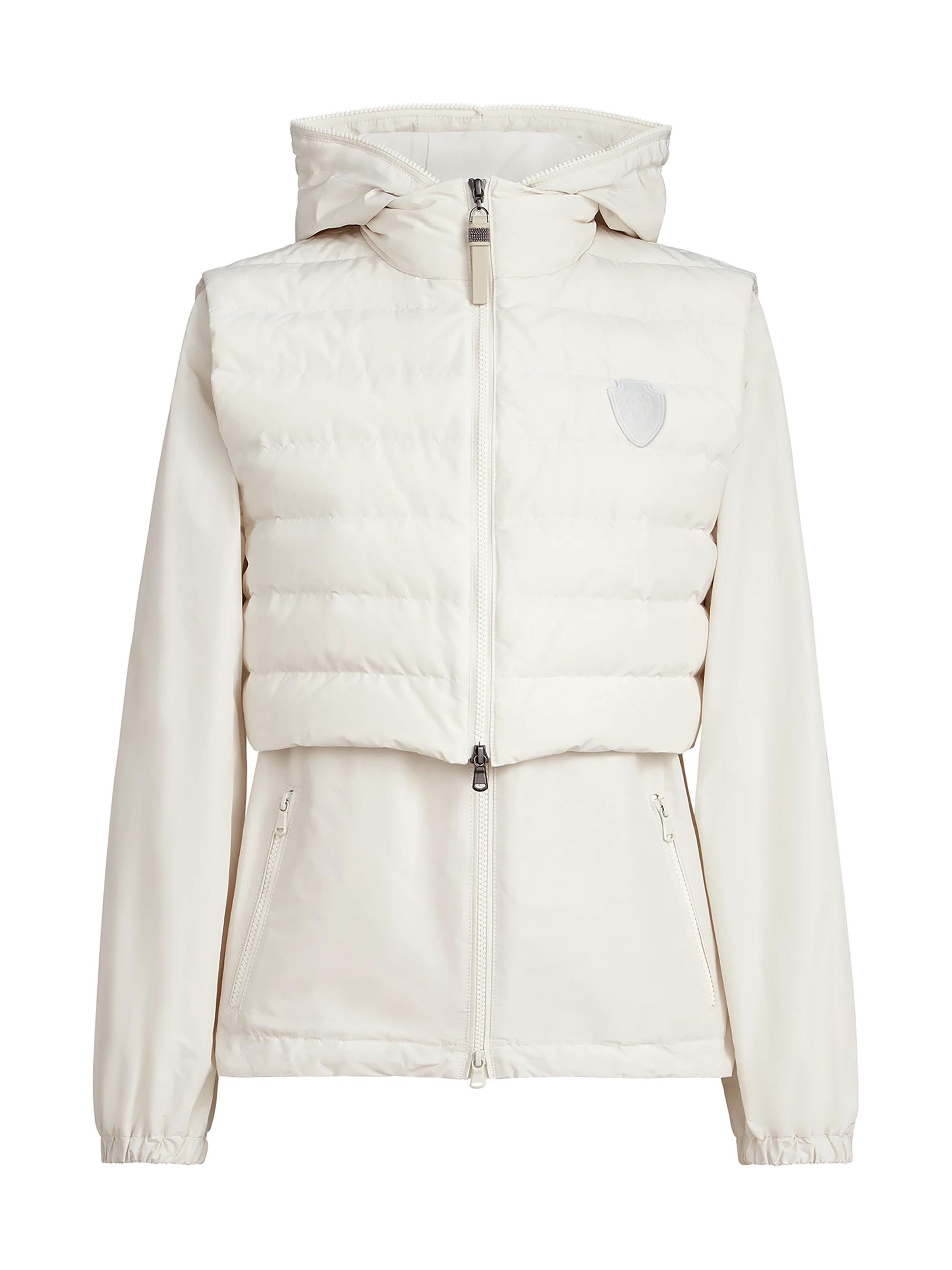 Brunello Cucinelli Women's Techno Cotton Taffeta Outerwear Jacket - Cherry