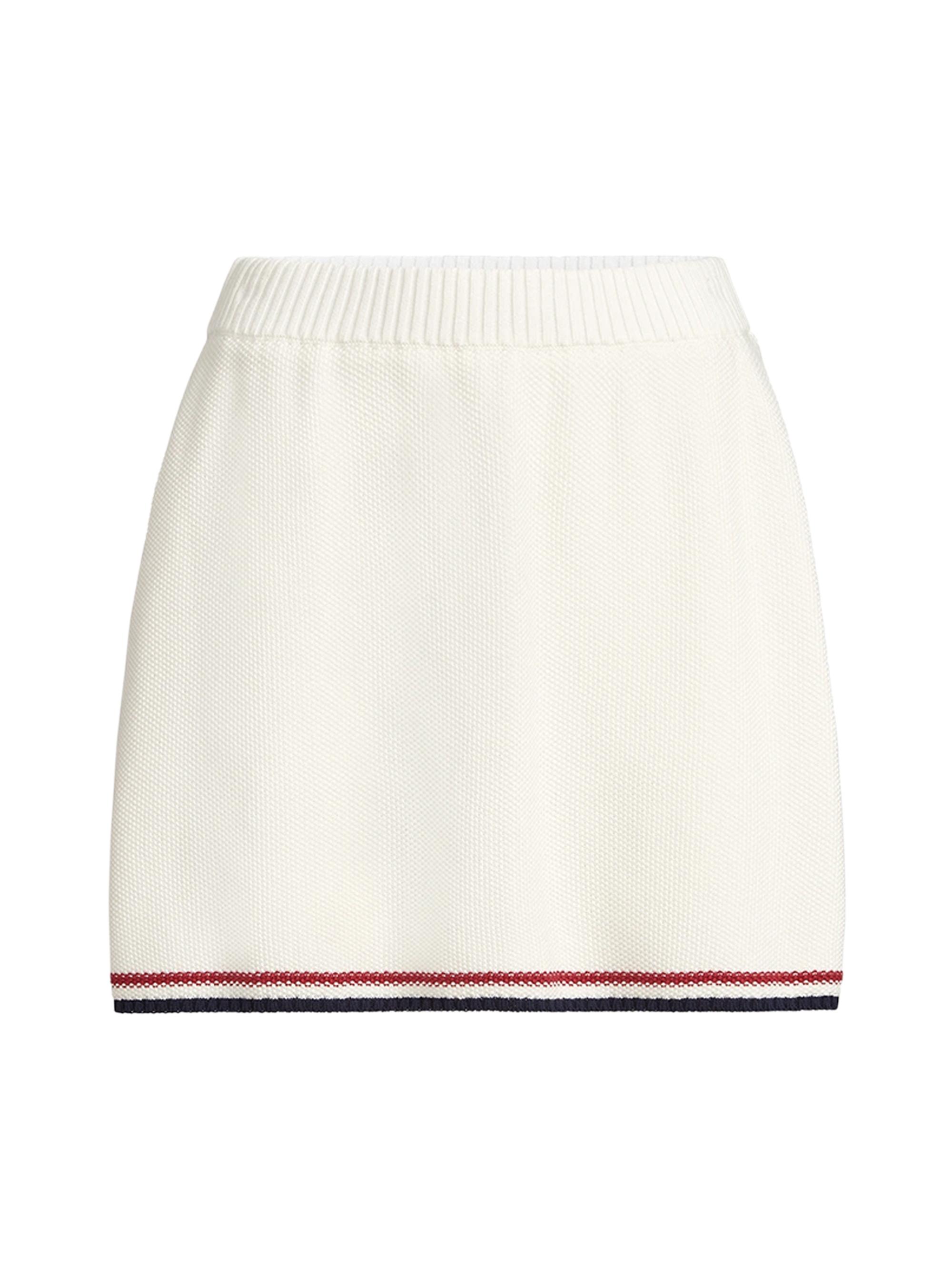 Brunello Cucinelli Women's Cotton Piqué Effect Knit Mini Skirt - Panama