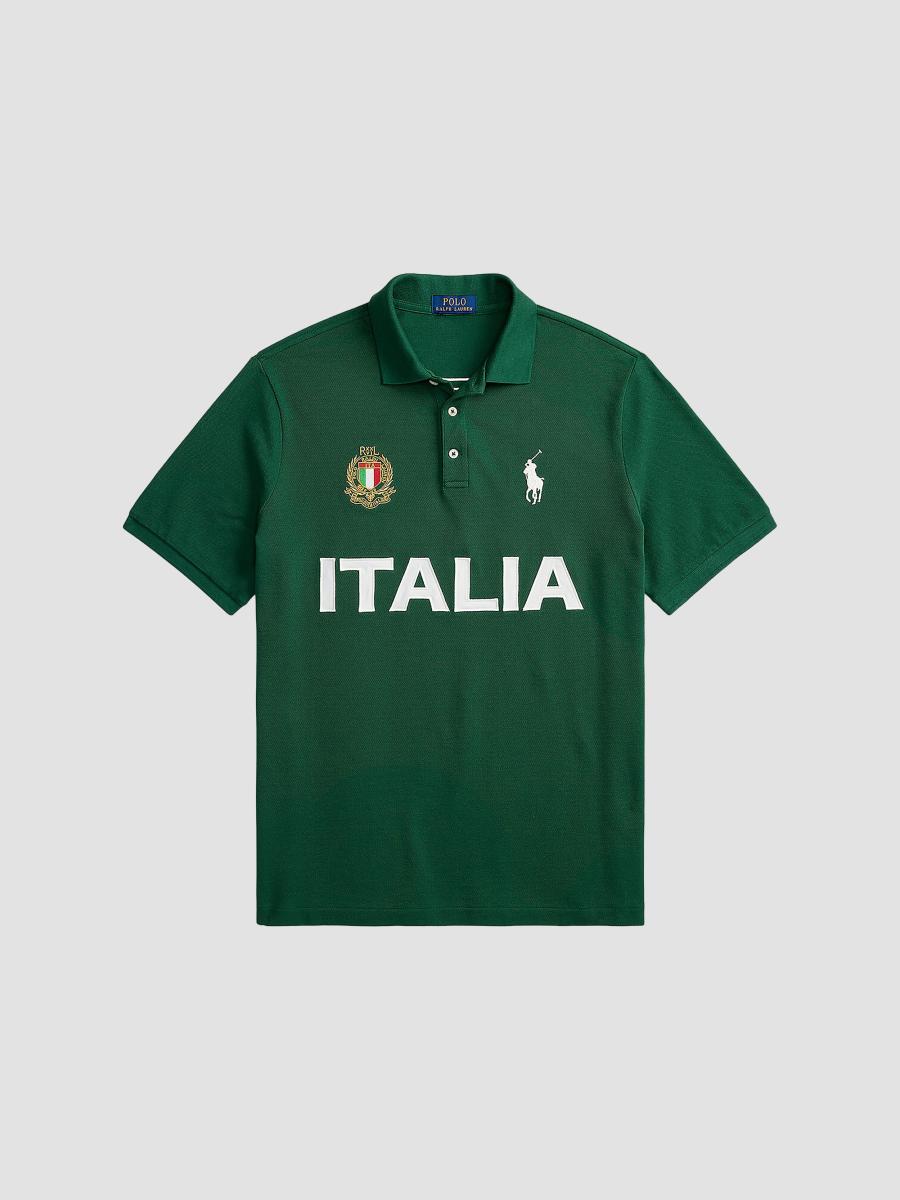 Polo Ralph Lauren Italia Knit Cotton Polo Shirt | Saks Fifth Avenue