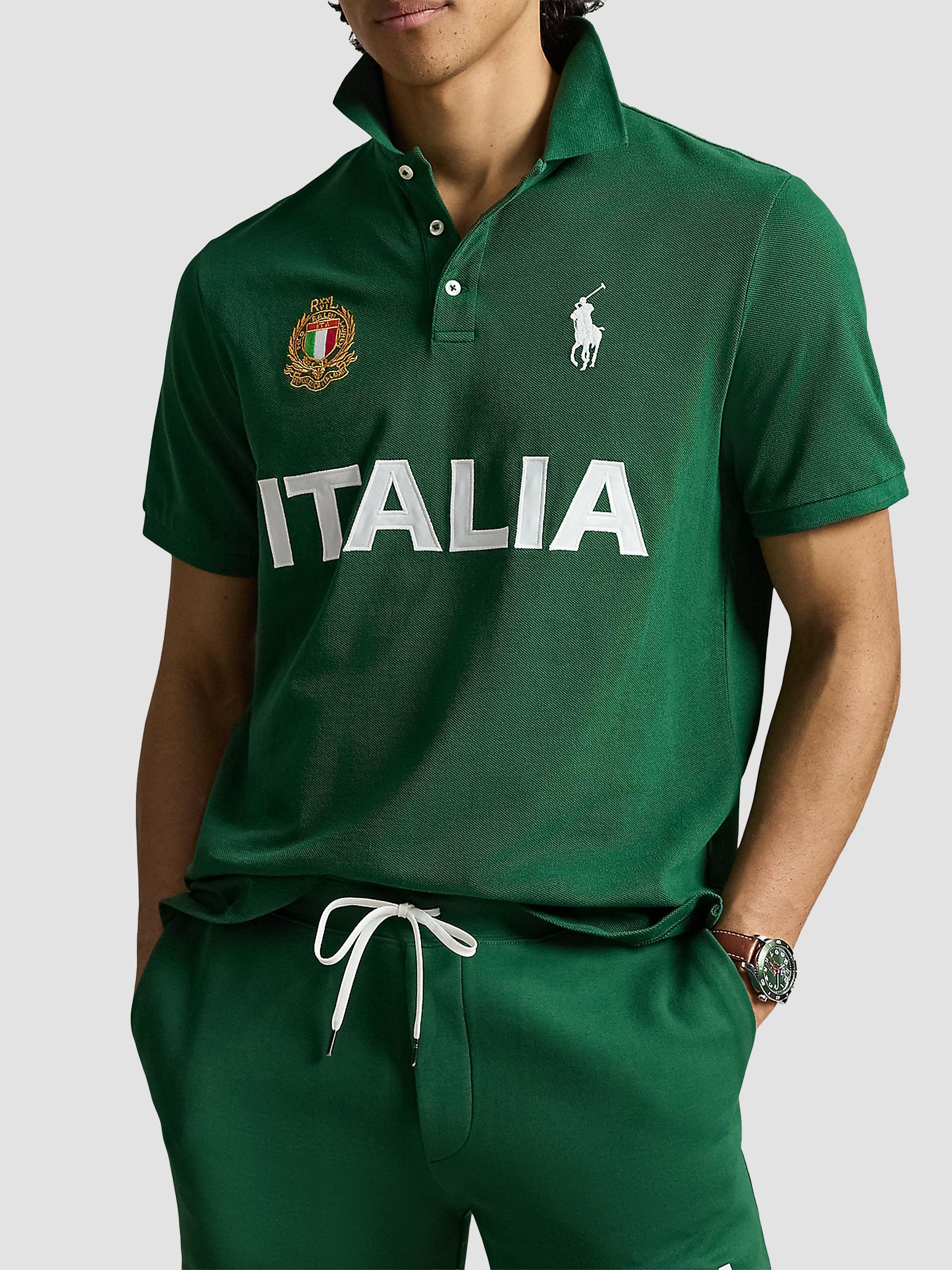 Polo Ralph Lauren Italia Knit Cotton Polo Shirt | Saks Fifth Avenue