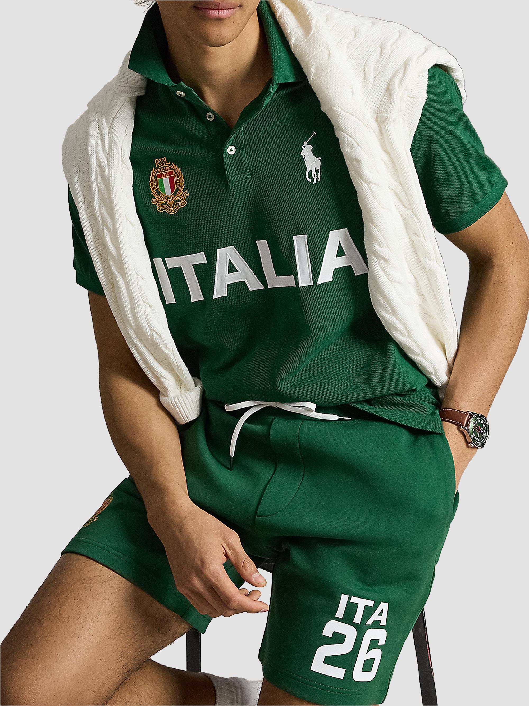 Polo Ralph Lauren Italia Knit Cotton Polo Shirt | Saks Fifth Avenue