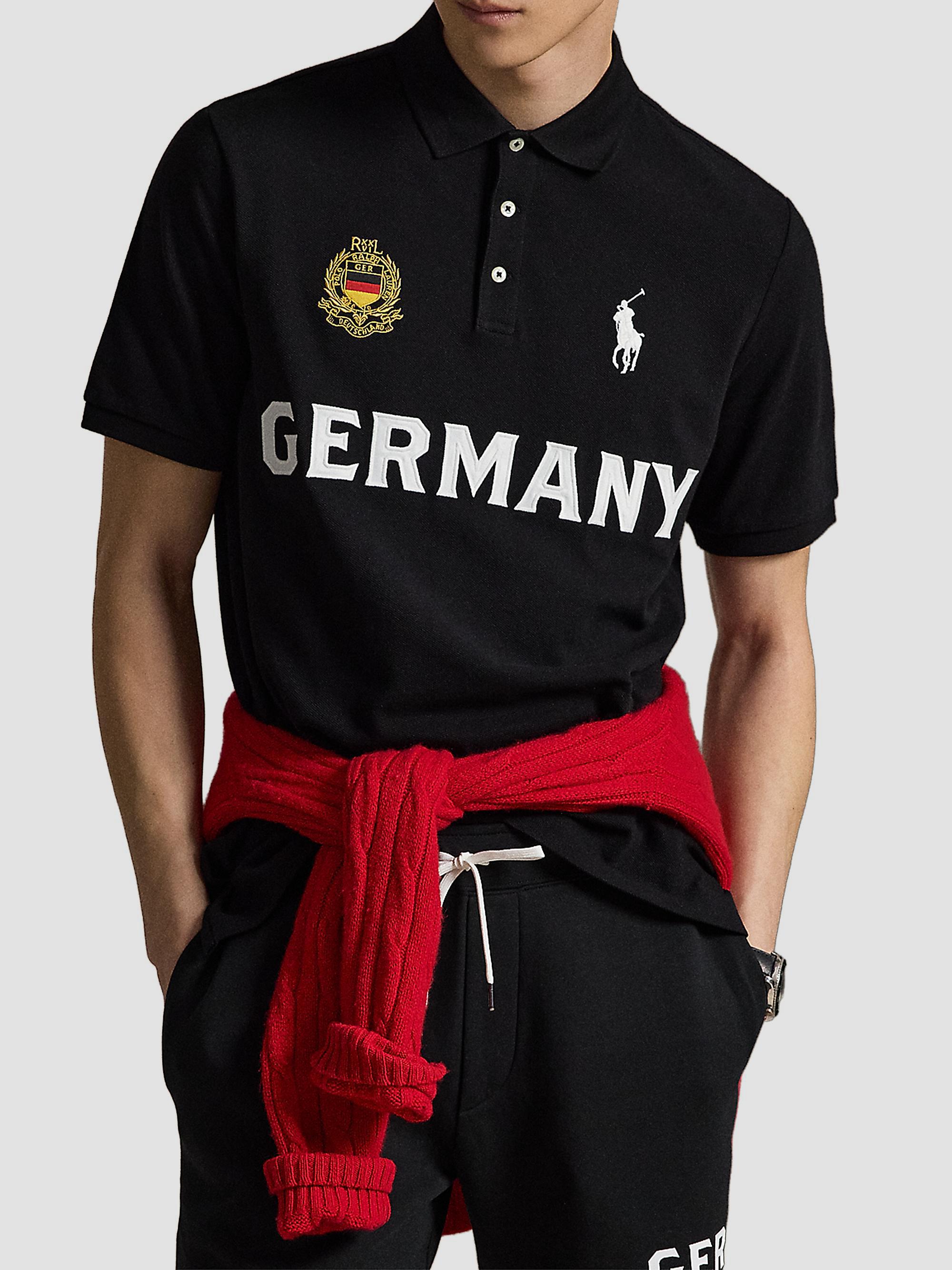 Polo Ralph Lauren Germany Knit Cotton Polo Shirt | Saks Fifth Avenue