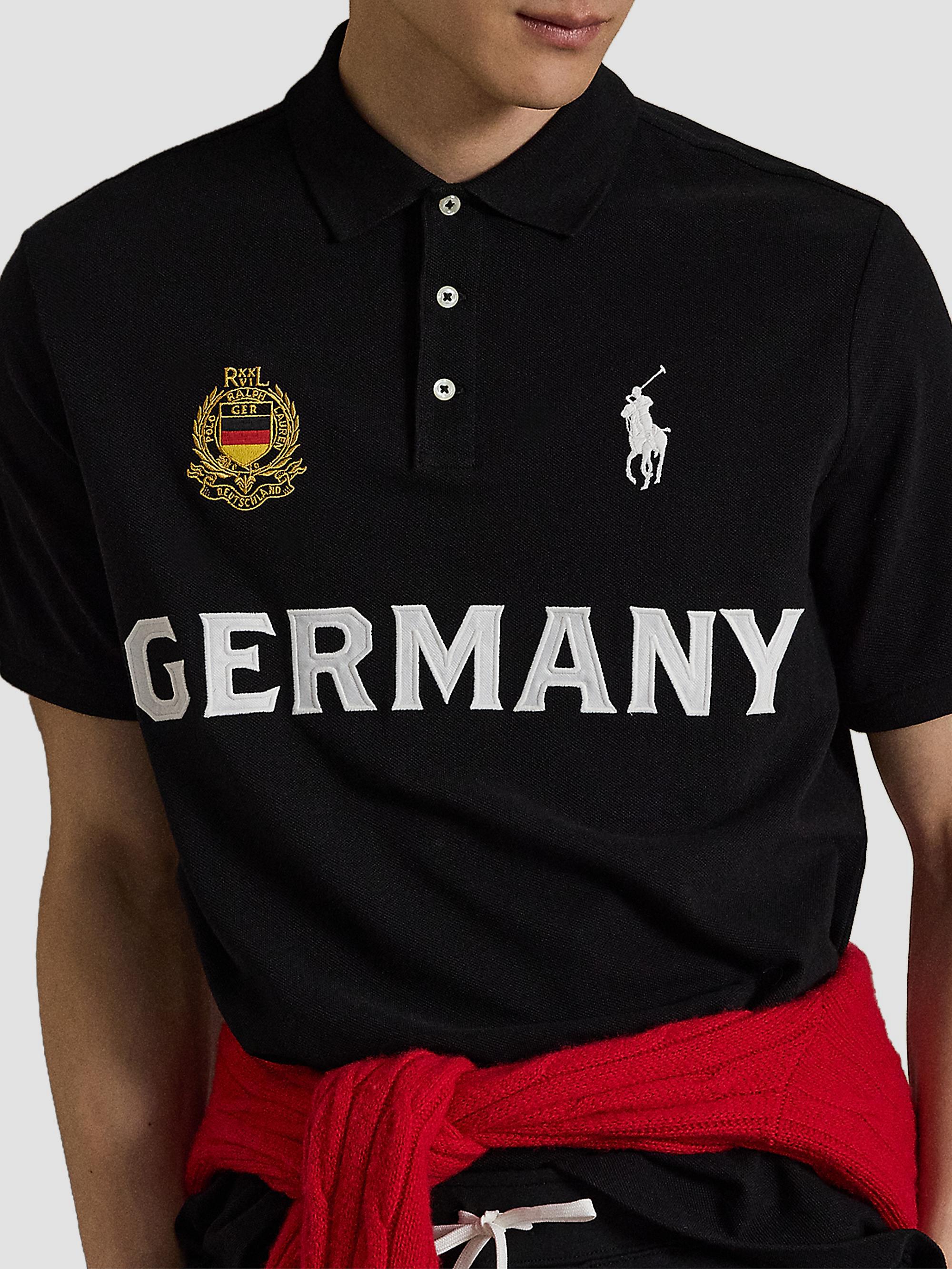 Polo Ralph Lauren Germany Knit Cotton Polo Shirt | Saks Fifth Avenue