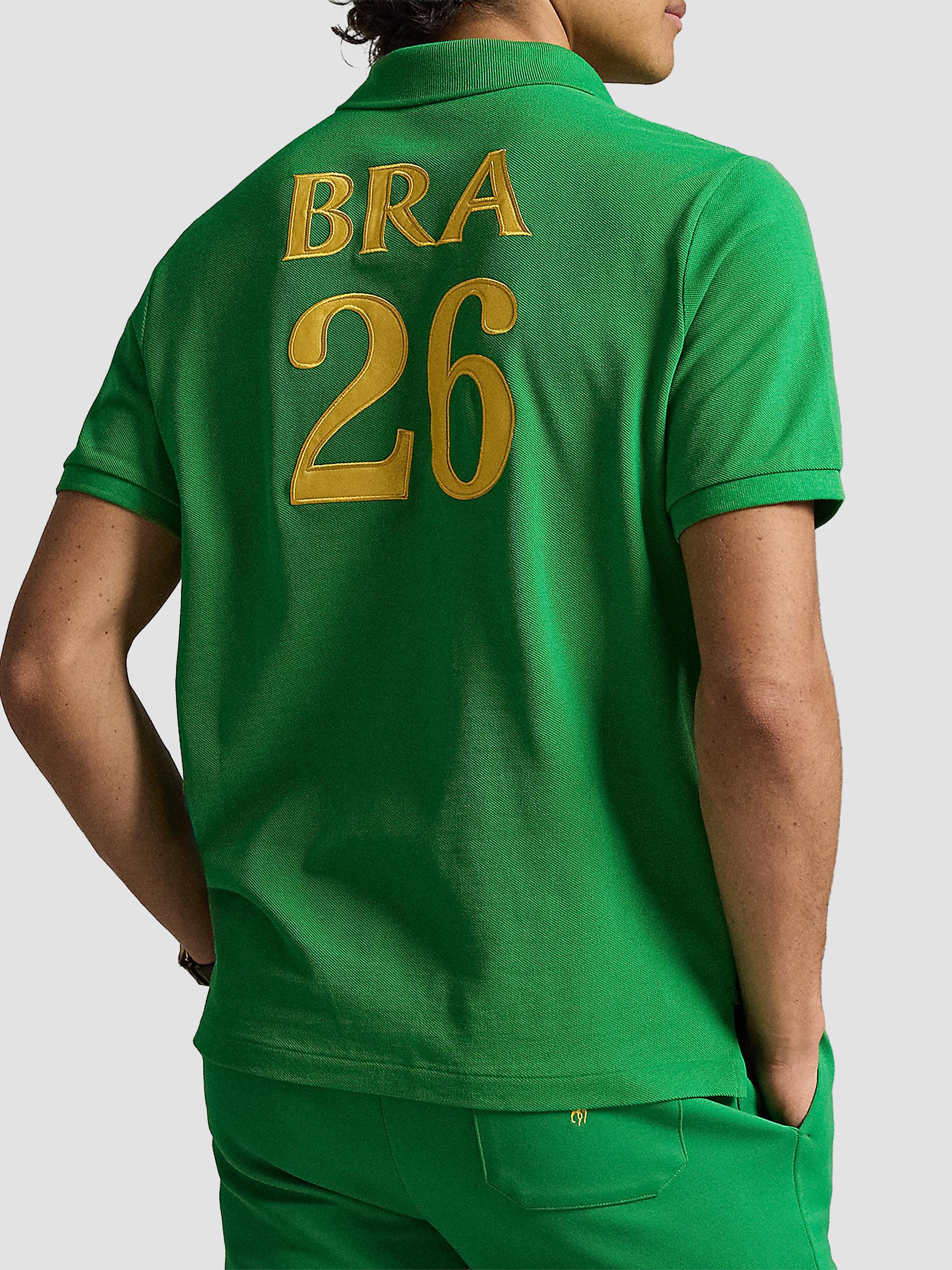 Polo Ralph Lauren Brasil Knit Cotton Polo Shirt | Saks Fifth Avenue