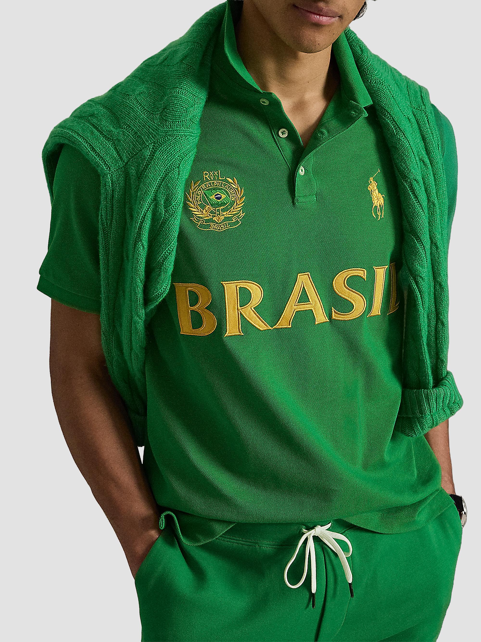 Polo Ralph Lauren Brasil Knit Cotton Polo Shirt | Saks Fifth Avenue