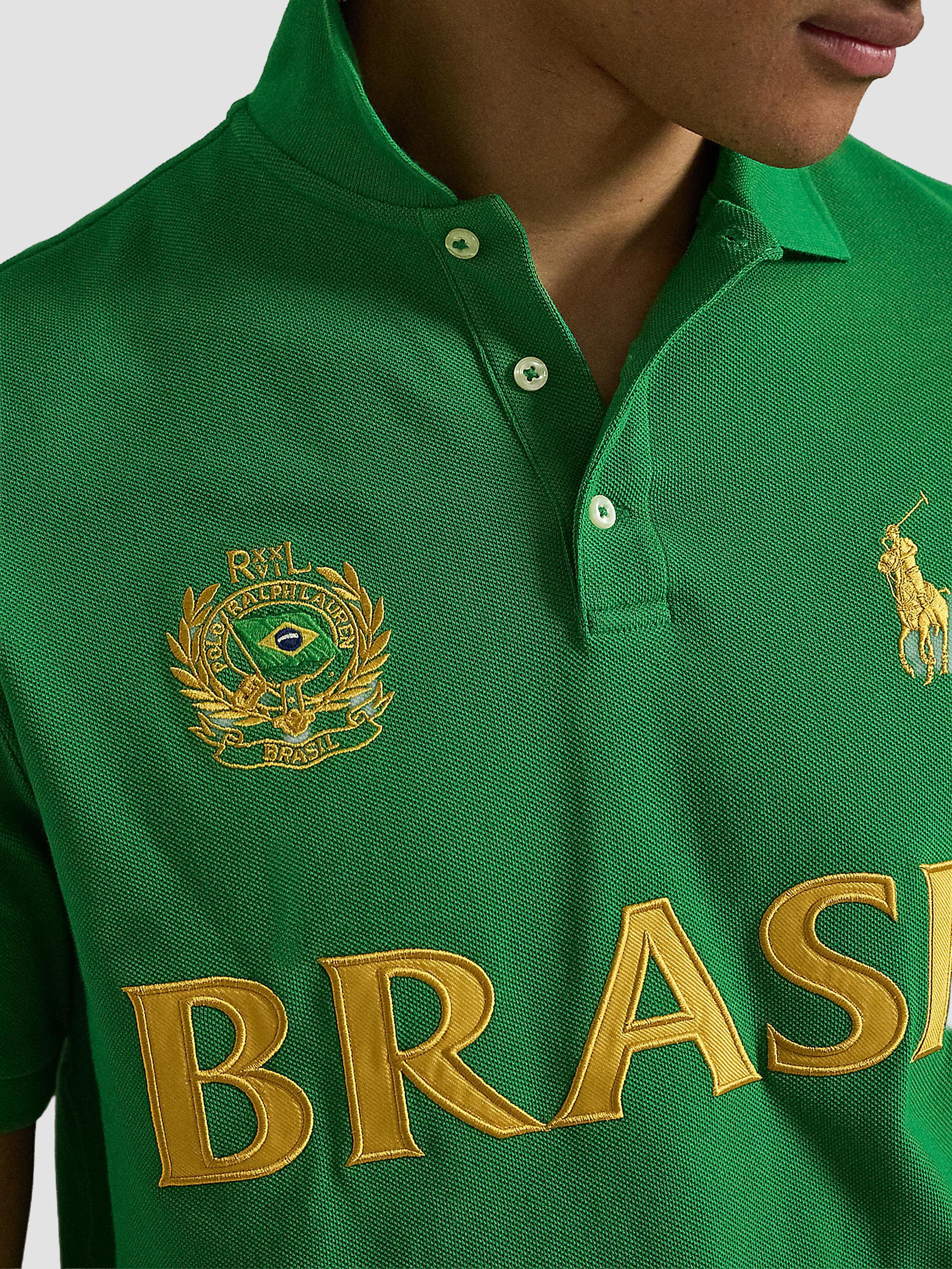 Polo Ralph Lauren Brasil Knit Cotton Polo Shirt | Saks Fifth Avenue