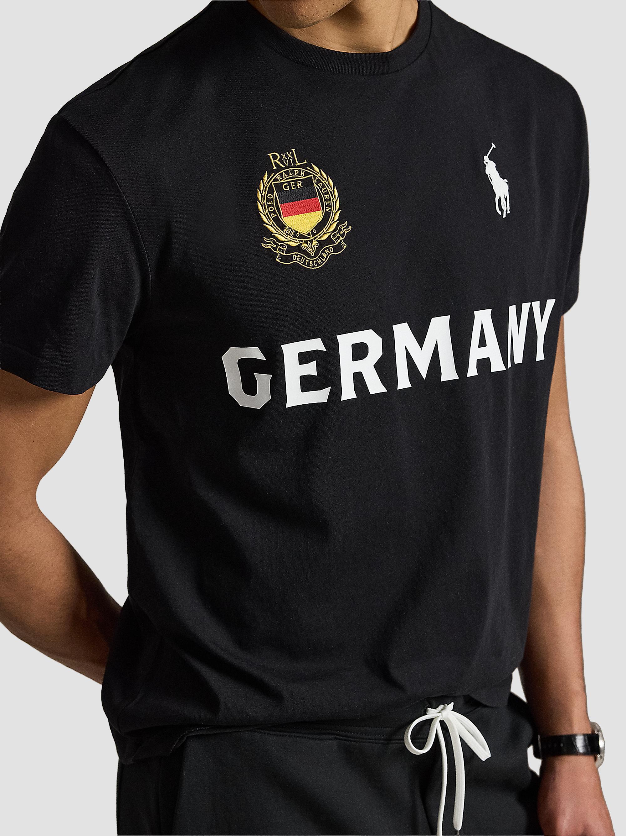 Polo Ralph Lauren Germany Crewneck Cotton T-Shirt | Saks Fifth Avenue