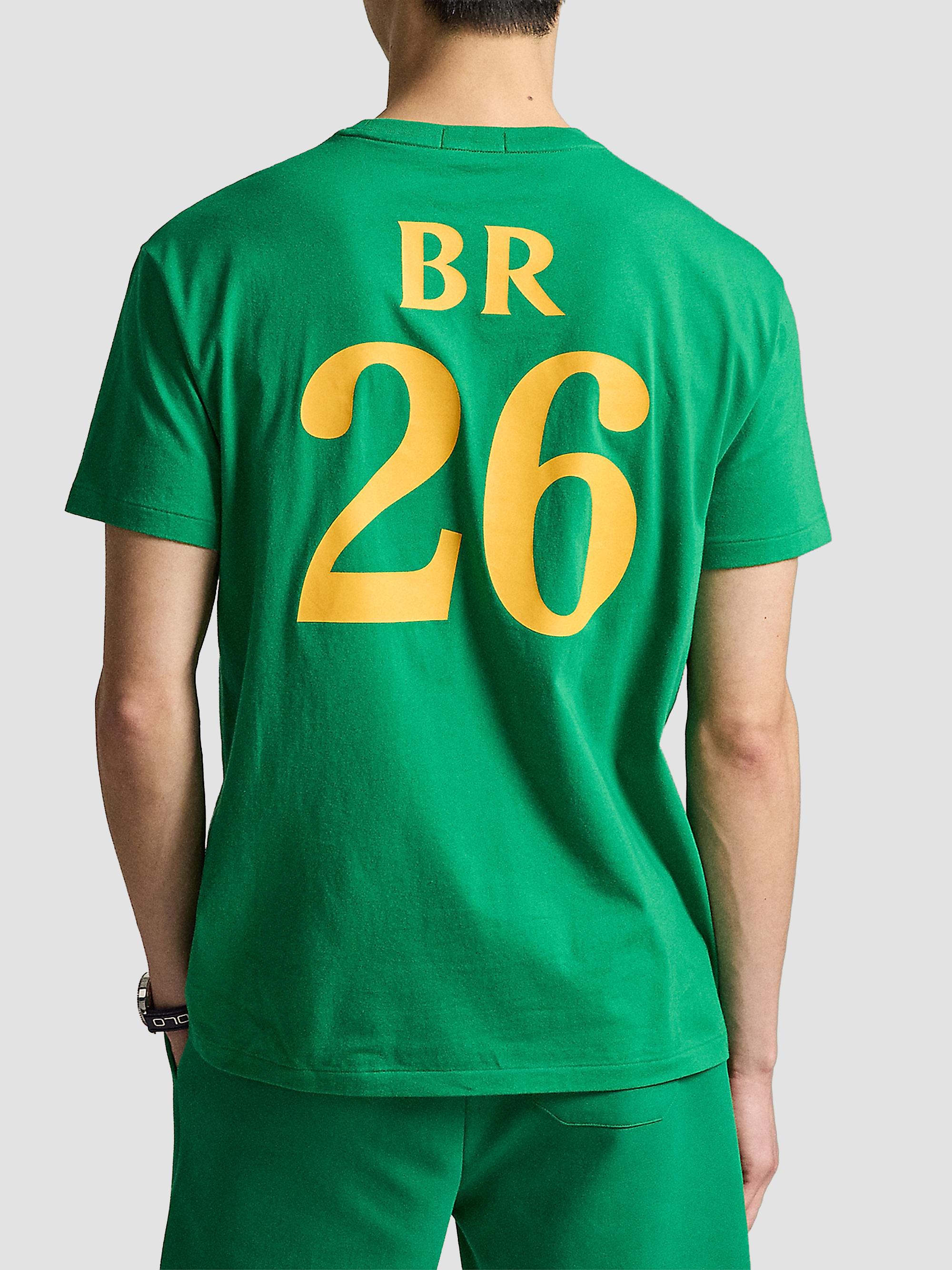 Polo Ralph Lauren Brazil Crewneck Cotton T-Shirt | Saks Fifth Avenue