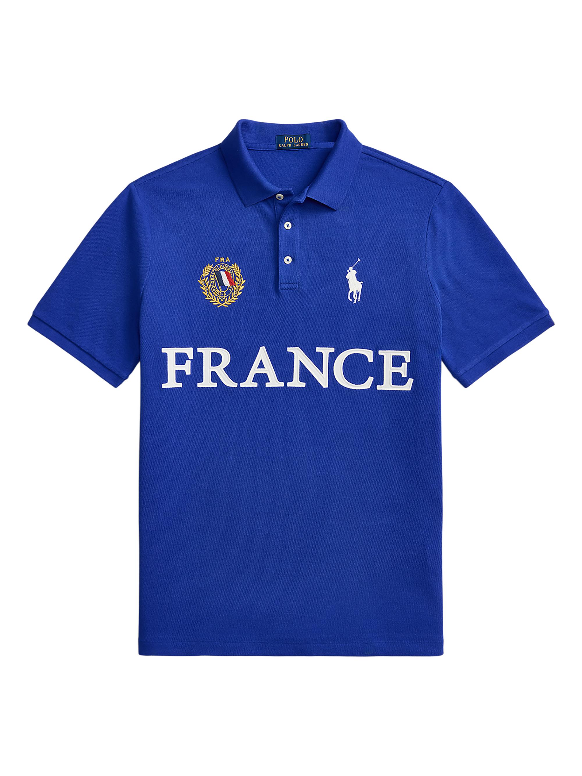 Polo Ralph Lauren Men's France Knit Cotton Polo Shirt - Cruise Royal