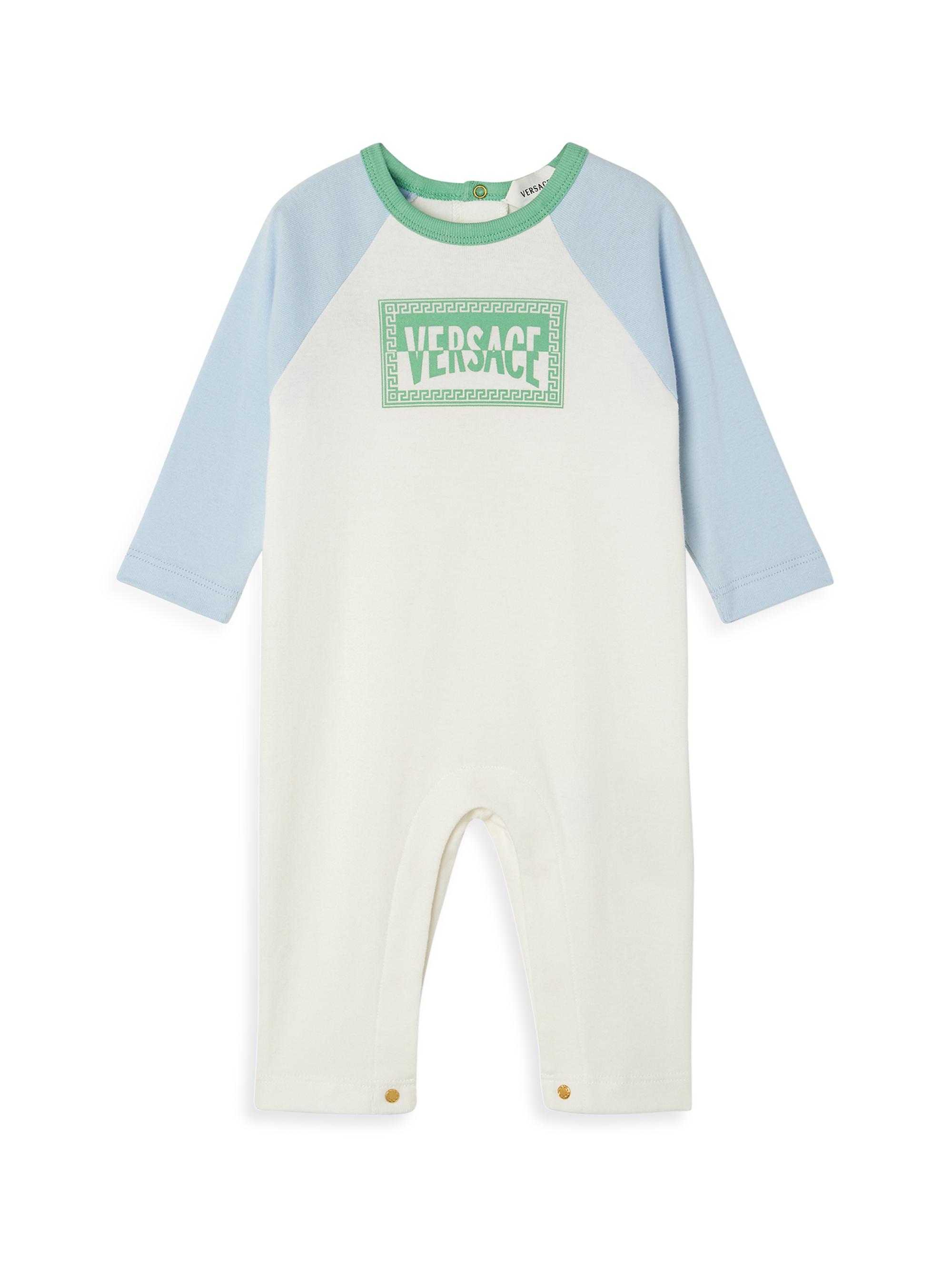 Versace Baby Boy's Logo Cotton Coverall -  9 Months
