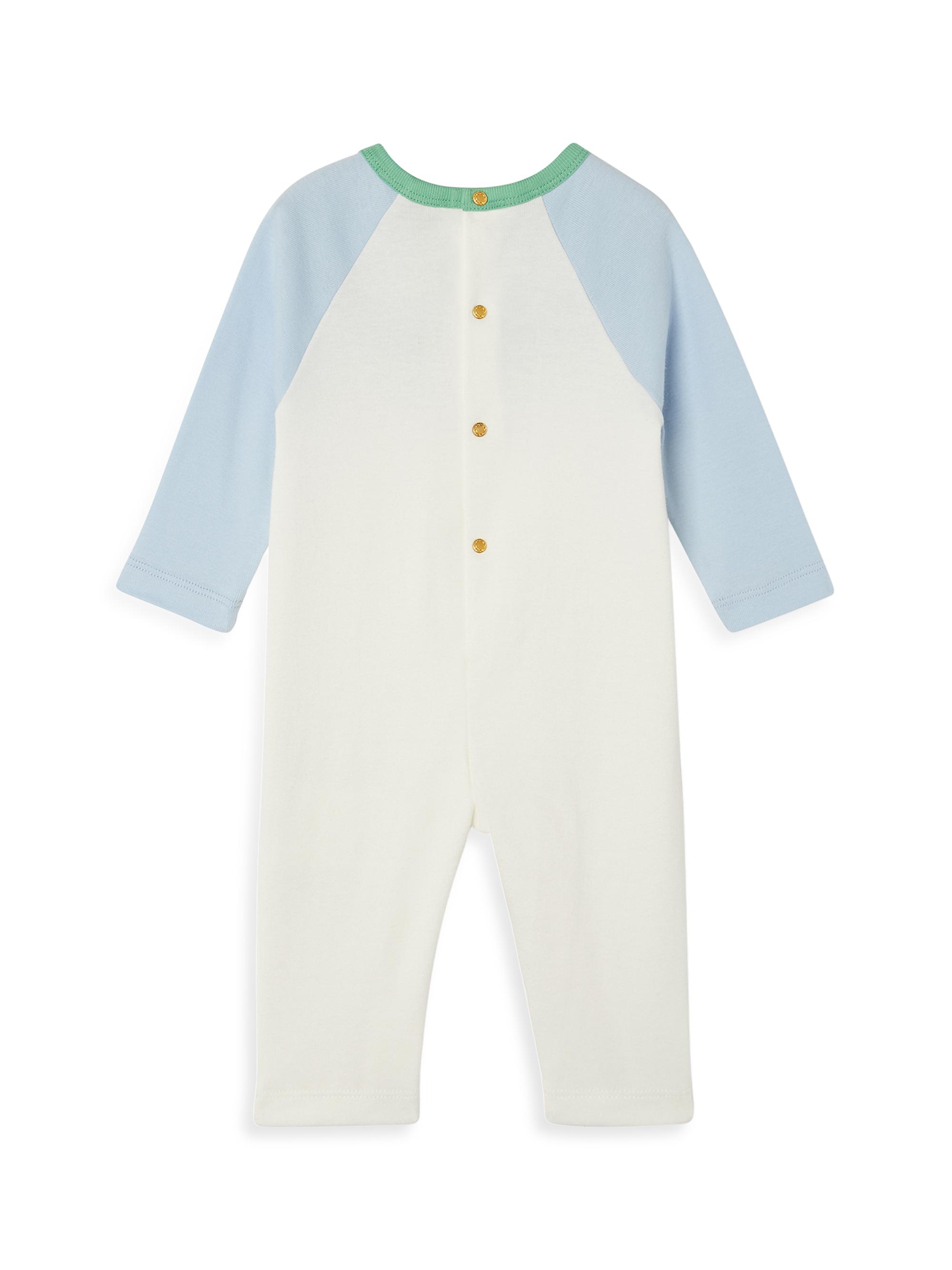 Versace Baby Boy's Logo Cotton Coverall -  9 Months | Thumbnail 2
