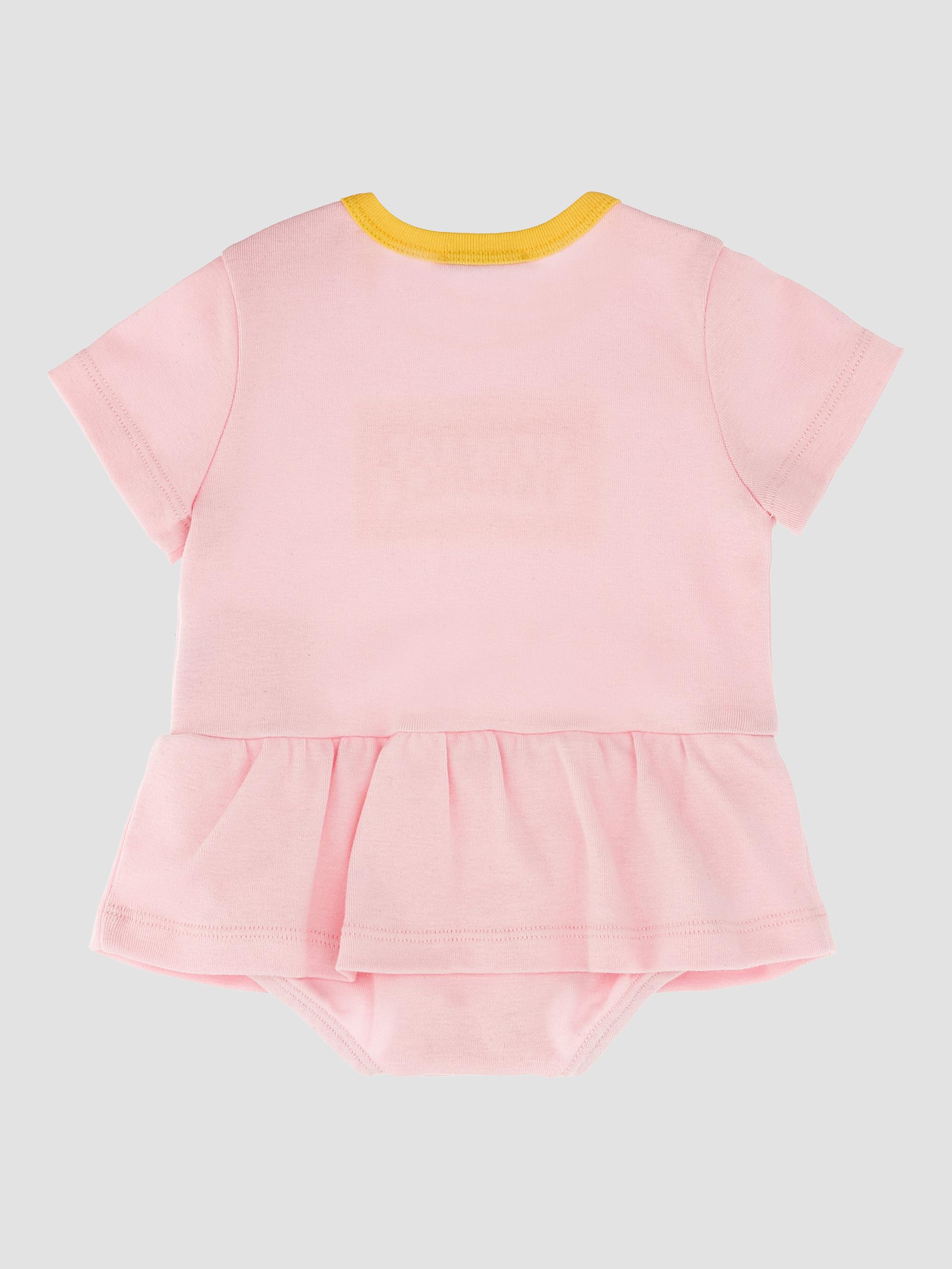 Versace Baby Girl's Logo Romper - Pink 9 Months | Thumbnail 2