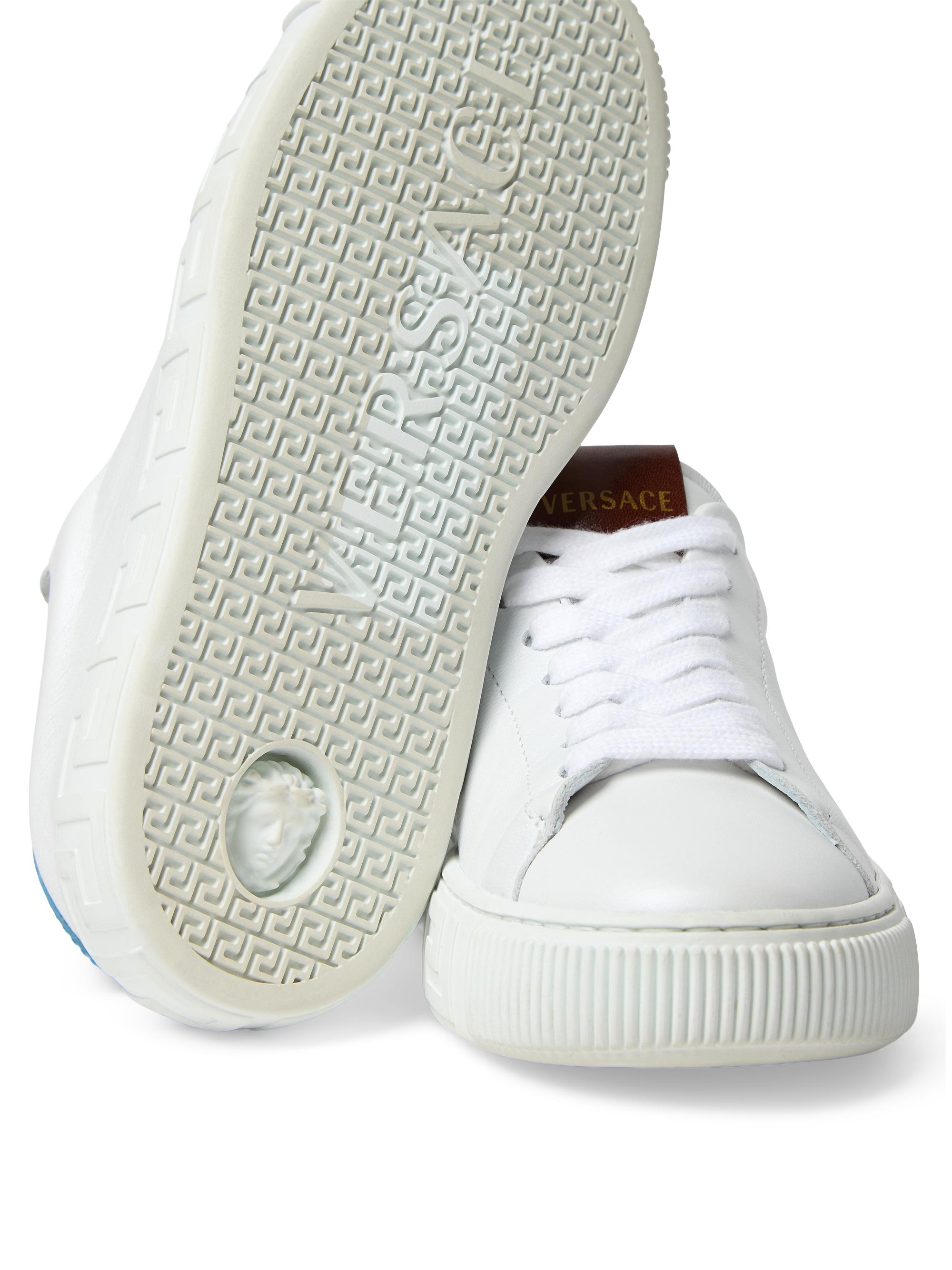Versace Baby's & Little Kid's Leather Sneakers - White 8.5 (Toddler) | Thumbnail 2