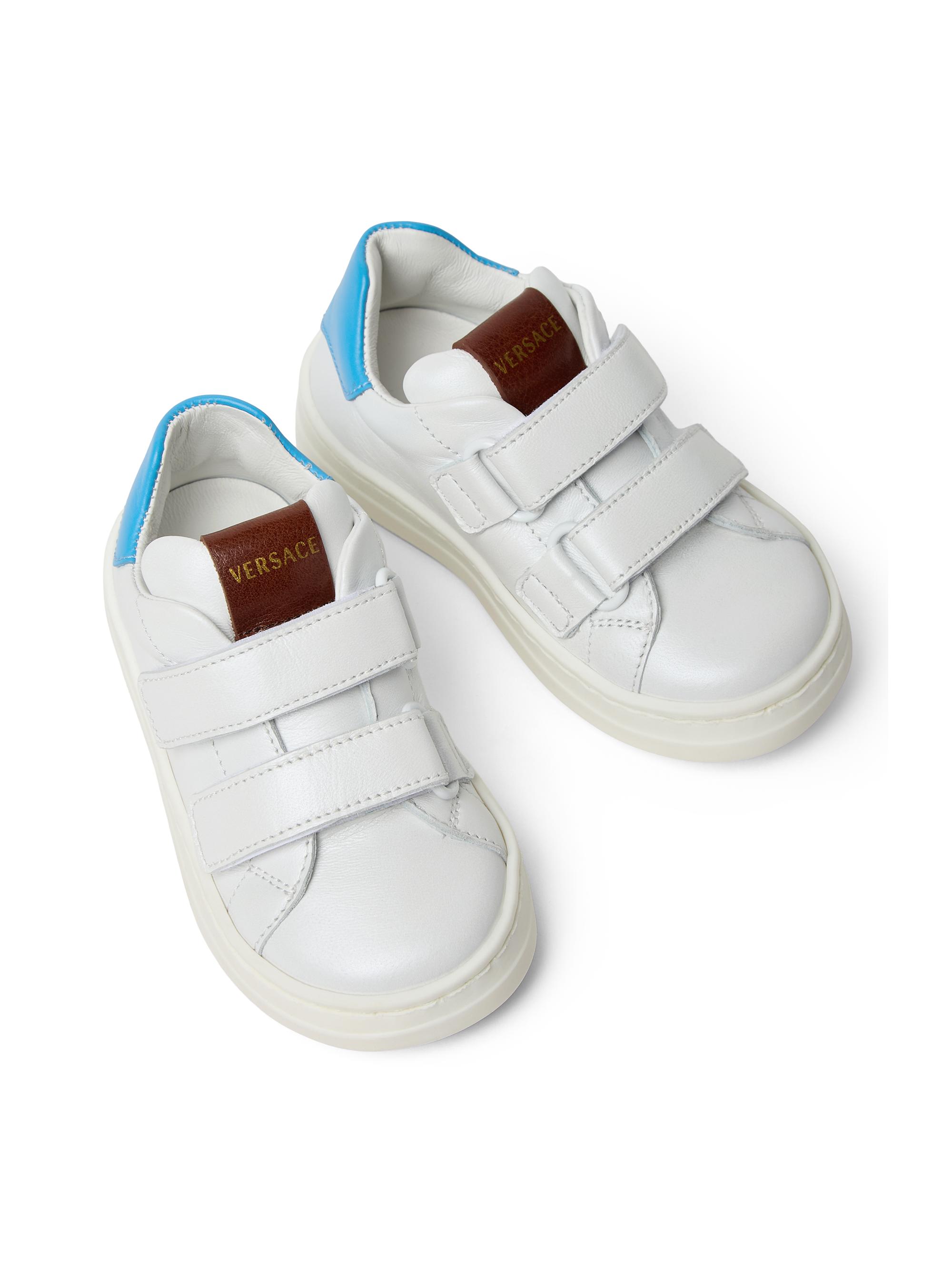 Versace Baby's & Little Kid's Leather Sneakers - White 8.5 (Toddler) | Thumbnail 5