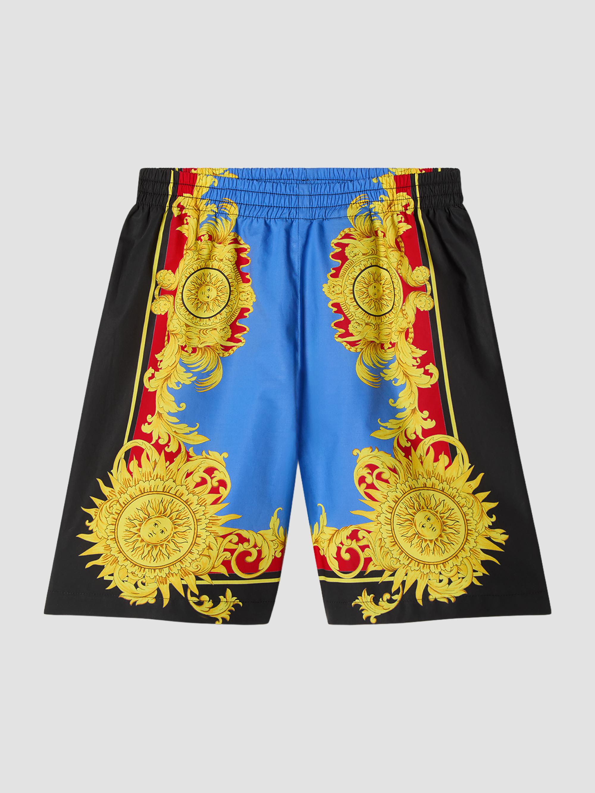 Versace Baby Boy's, Little Boy's & Boy'sThe Sun Poplin Shorts - Blue