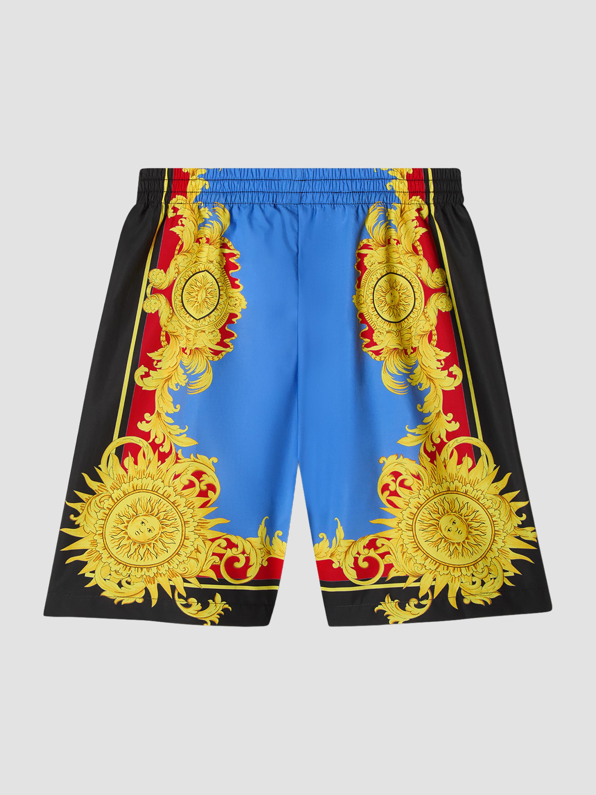 Versace Baby Boy's, Little Boy's & Boy'sThe Sun Poplin Shorts - Blue | Thumbnail 2