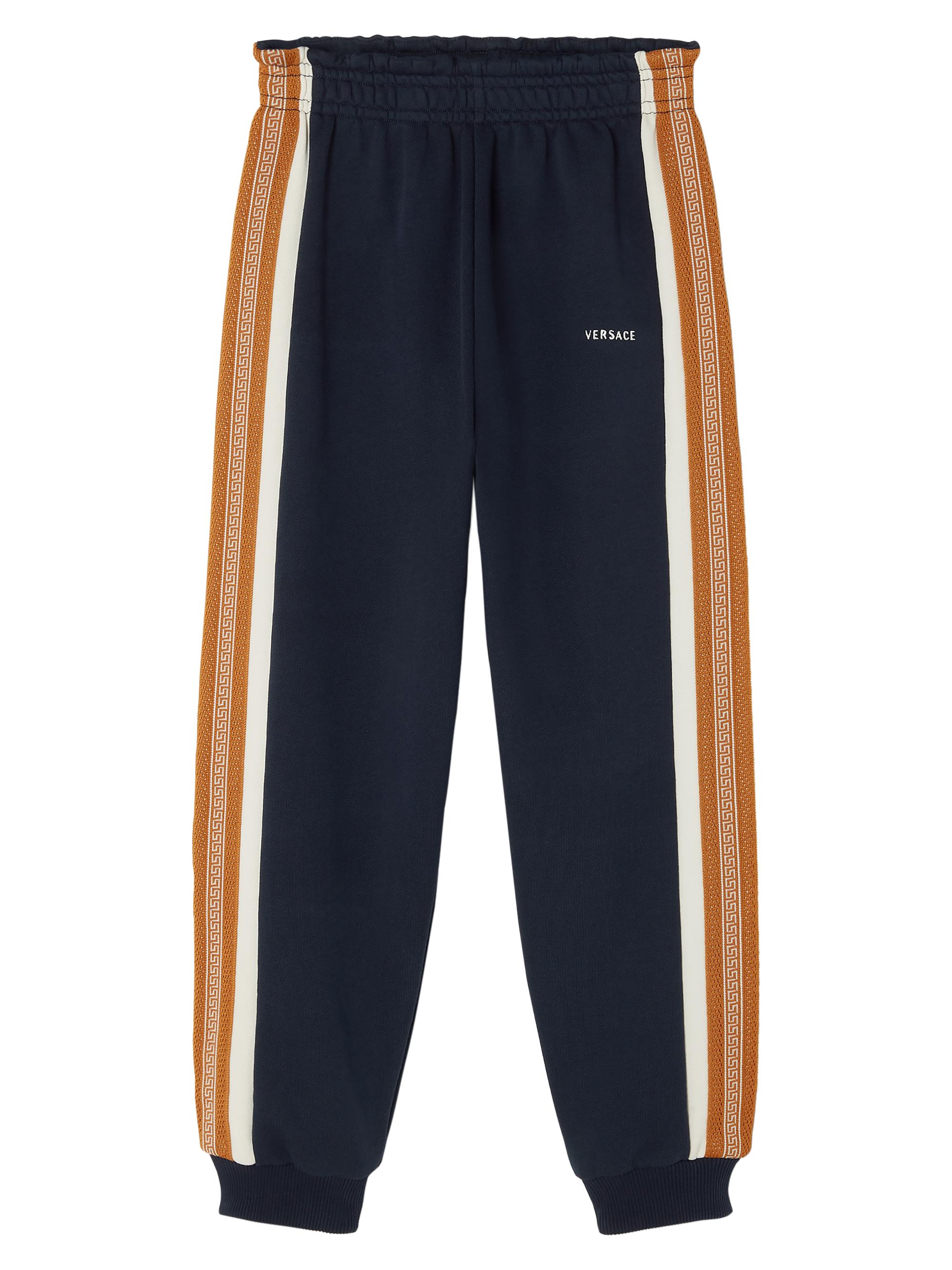 Versace Baby Boy's, Little Boy's & Boy's Embroidered Greek Contrast Joggers - Dark Navy
