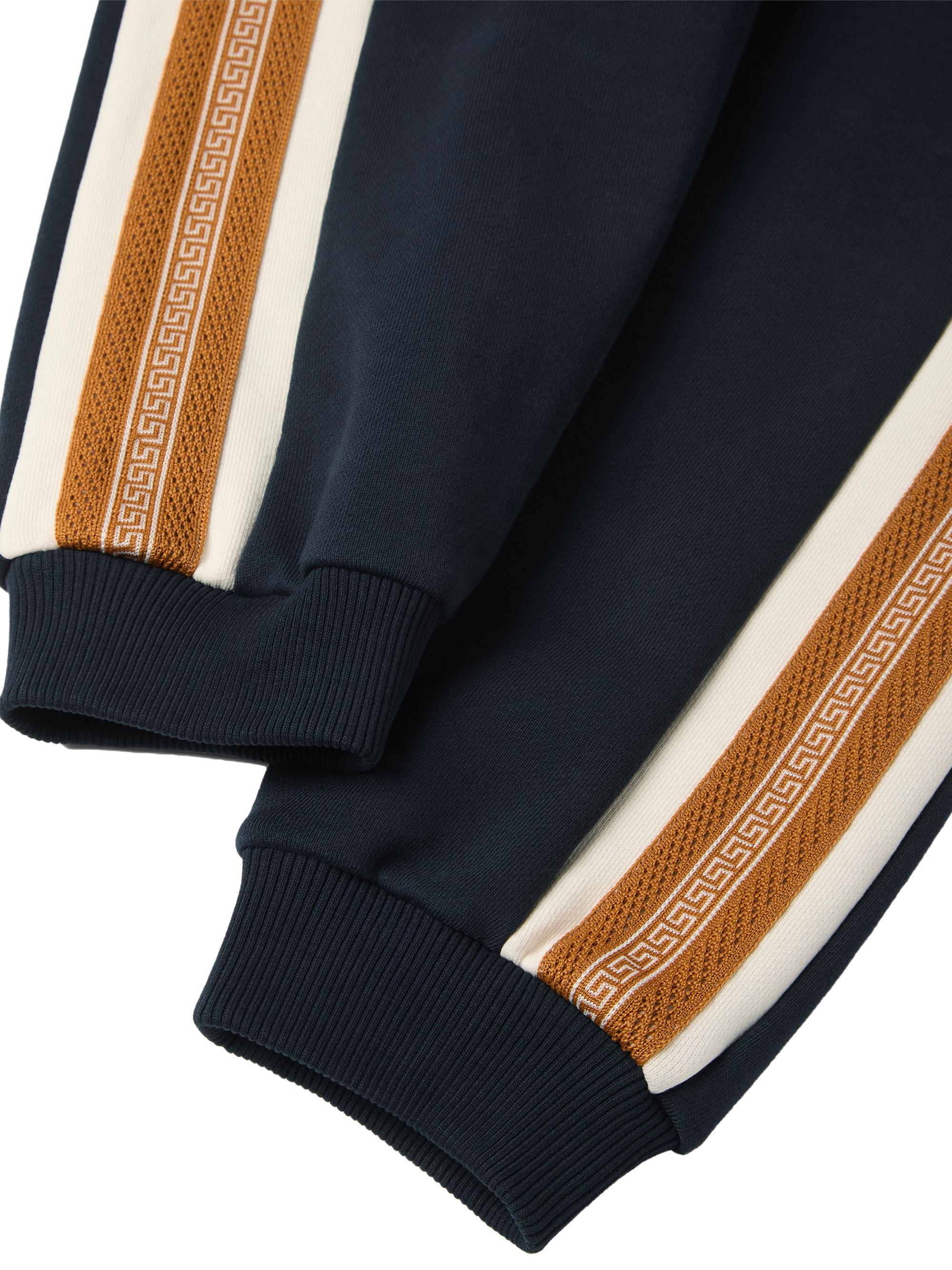 Versace Baby Boy's, Little Boy's & Boy's Embroidered Greek Contrast Joggers - Dark Navy | Thumbnail 3