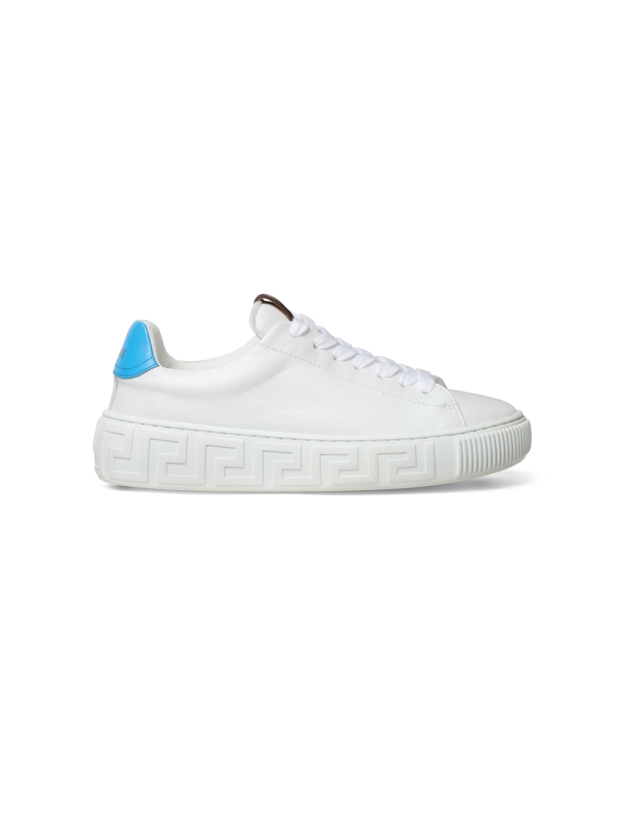 Versace Little Kid's & Kid's Leather Sneakers - White 4.5 (Child)