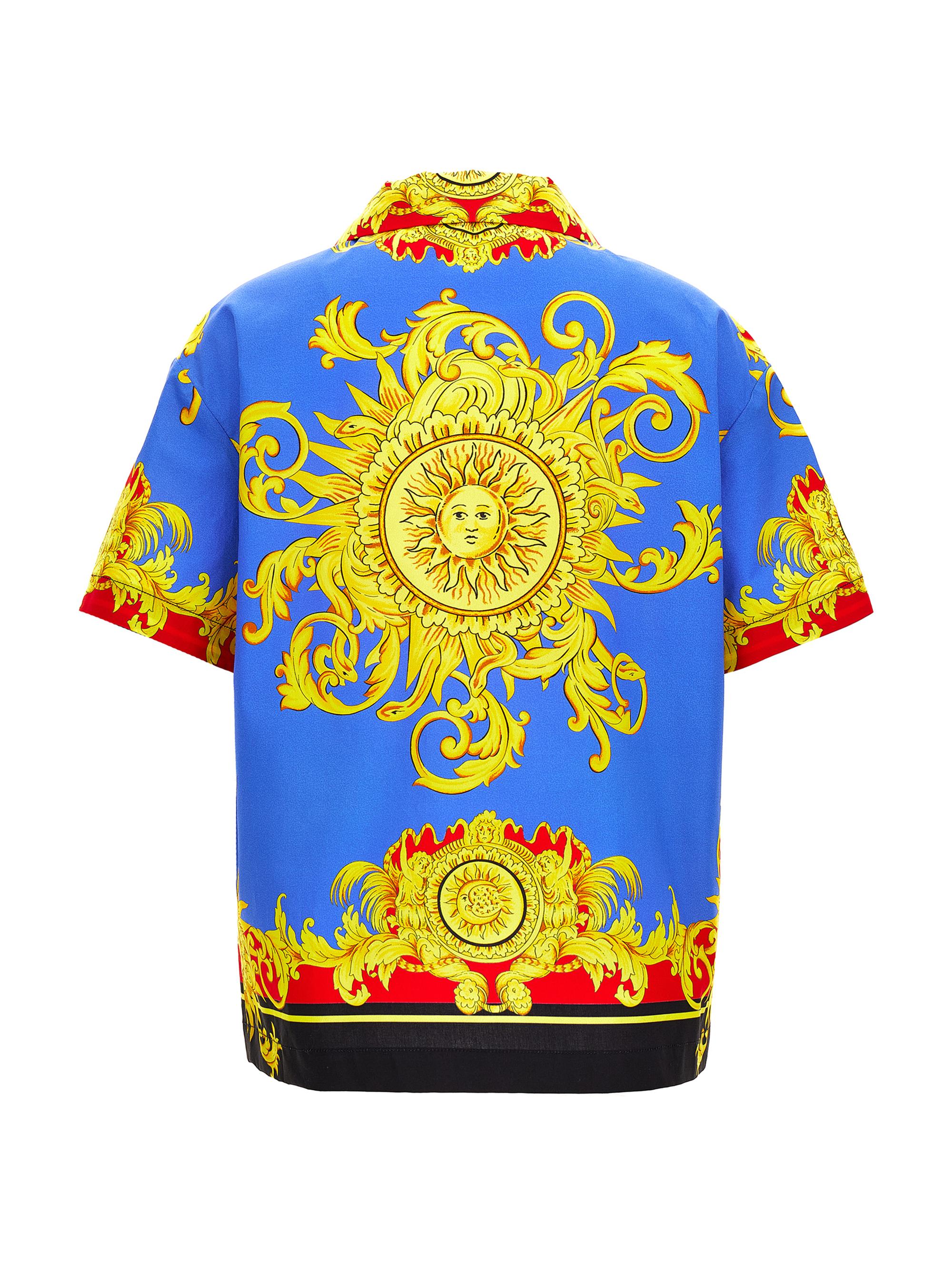 Versace Baby Boy's, Little Boy's & Boy's Barocco Short-Sleeve Shirt - Blue | Thumbnail 2