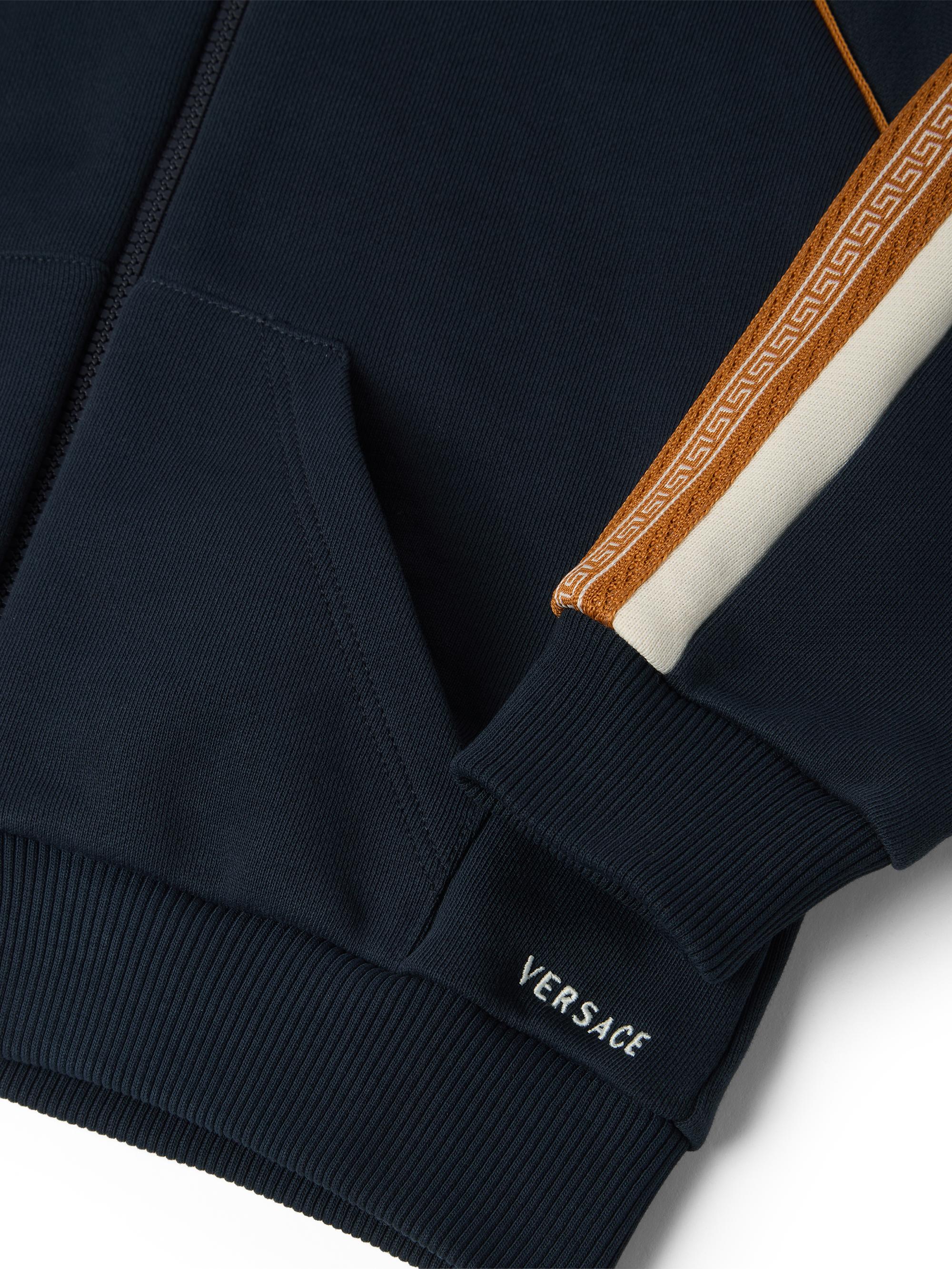 Versace Baby Boy's & Little Boy's Cotton Fleece Logo Hoodie - Dark Navy | Thumbnail 3