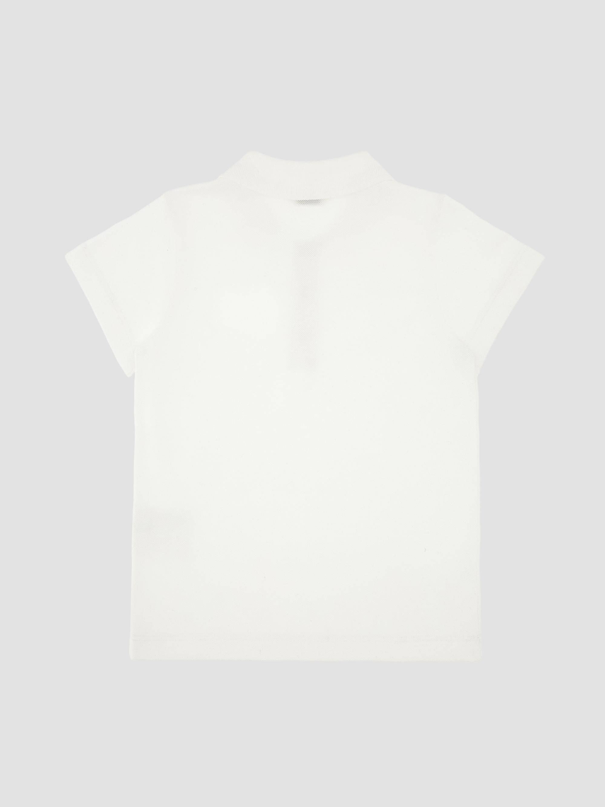Versace Baby Boy's & Little Boy's Logo Piqué Polo Shirt - White | Thumbnail 2