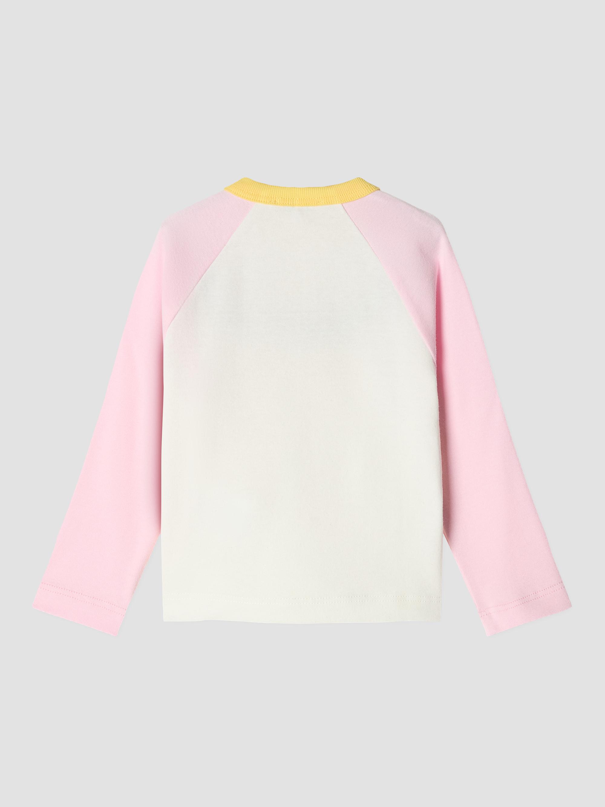 Versace Baby Girl's & Little Girl's Logo Raglan-Sleeve T-Shirt - White | Thumbnail 2