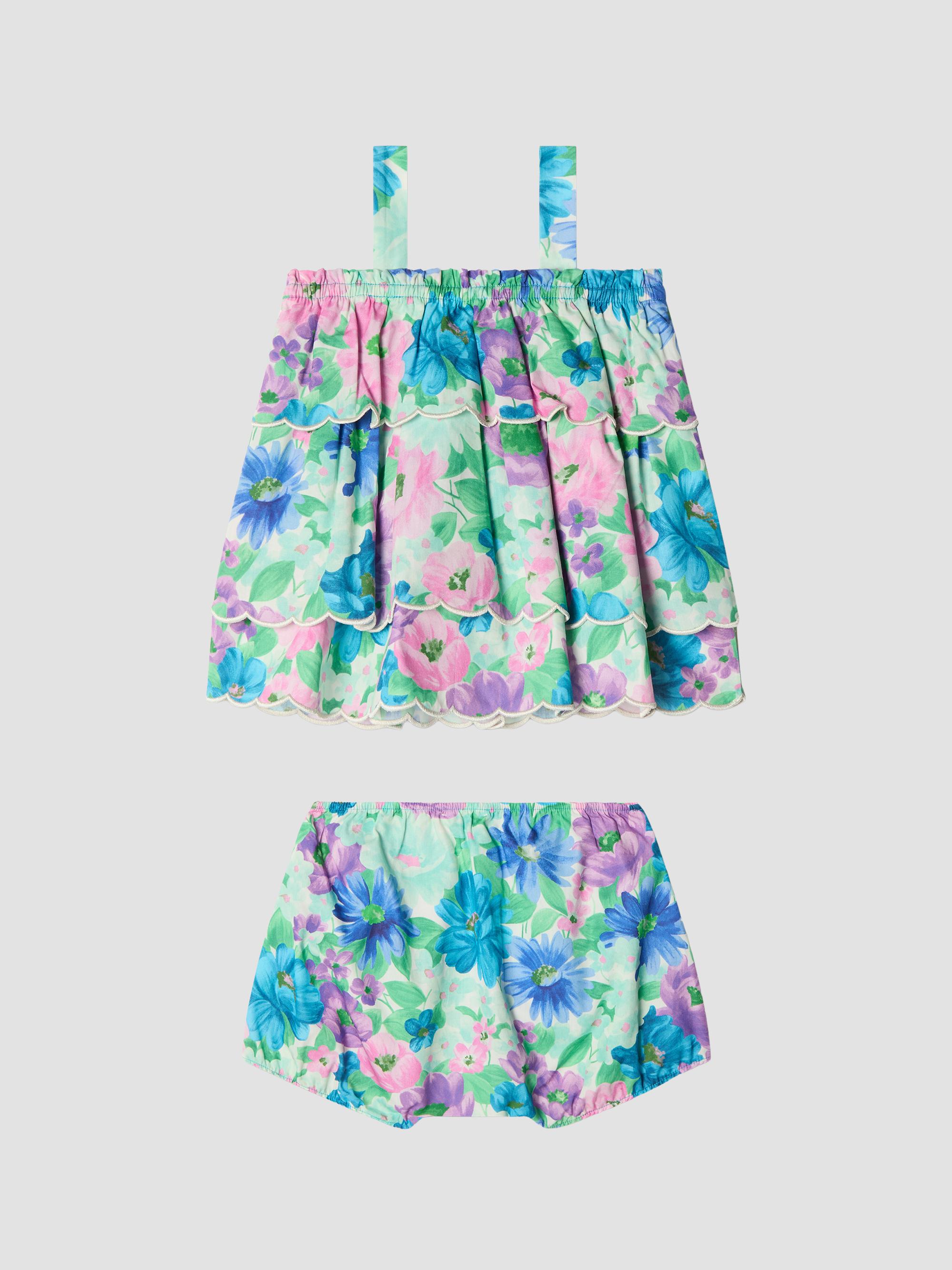 Versace Baby Girl's & Little Girl's The Meadow Poplin Dress - New Born Pink | Thumbnail 2