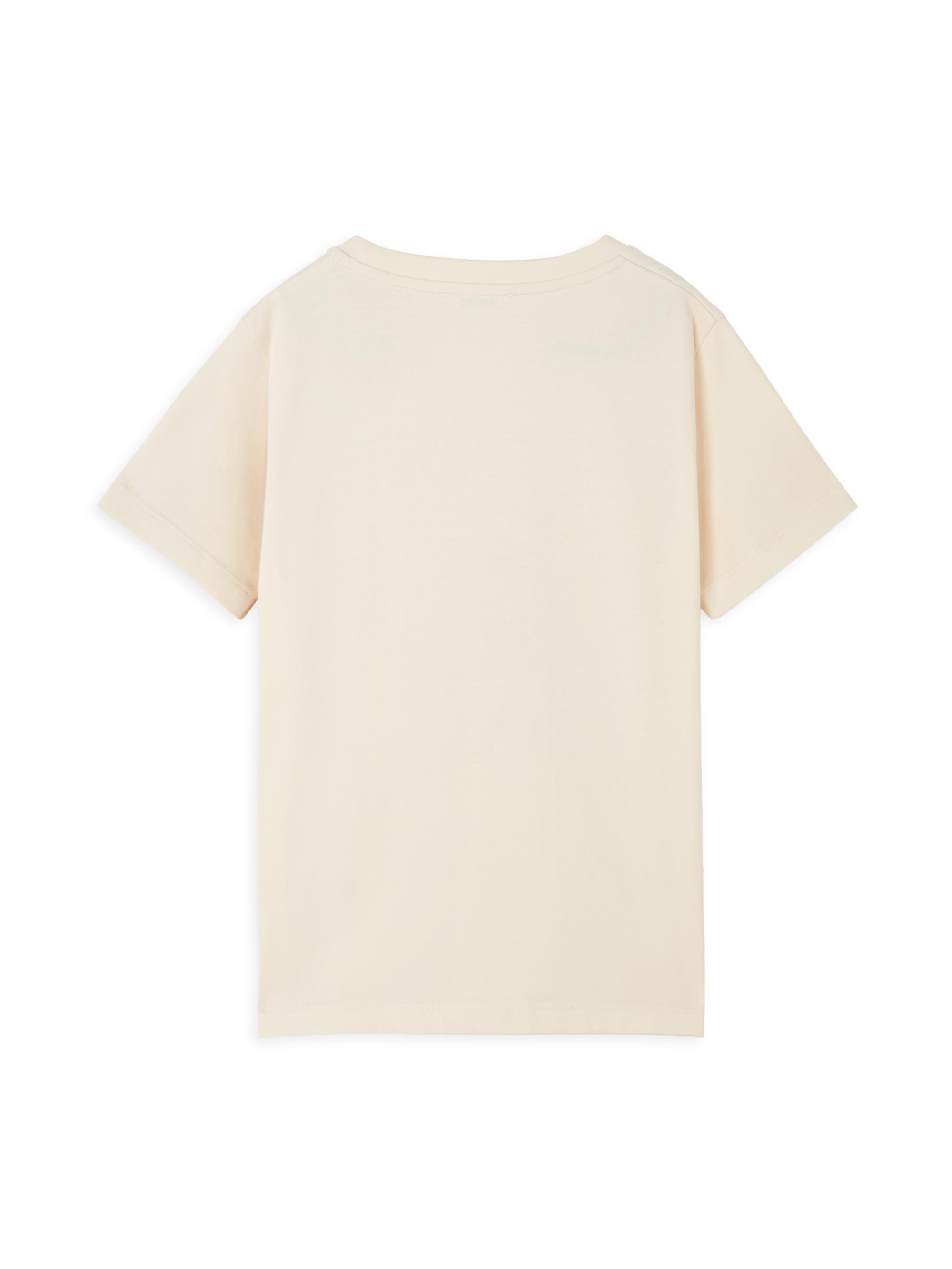 Versace Little Kid's & Kid's  Varsity Print Jersey T-Shirt - Cream | Thumbnail 2