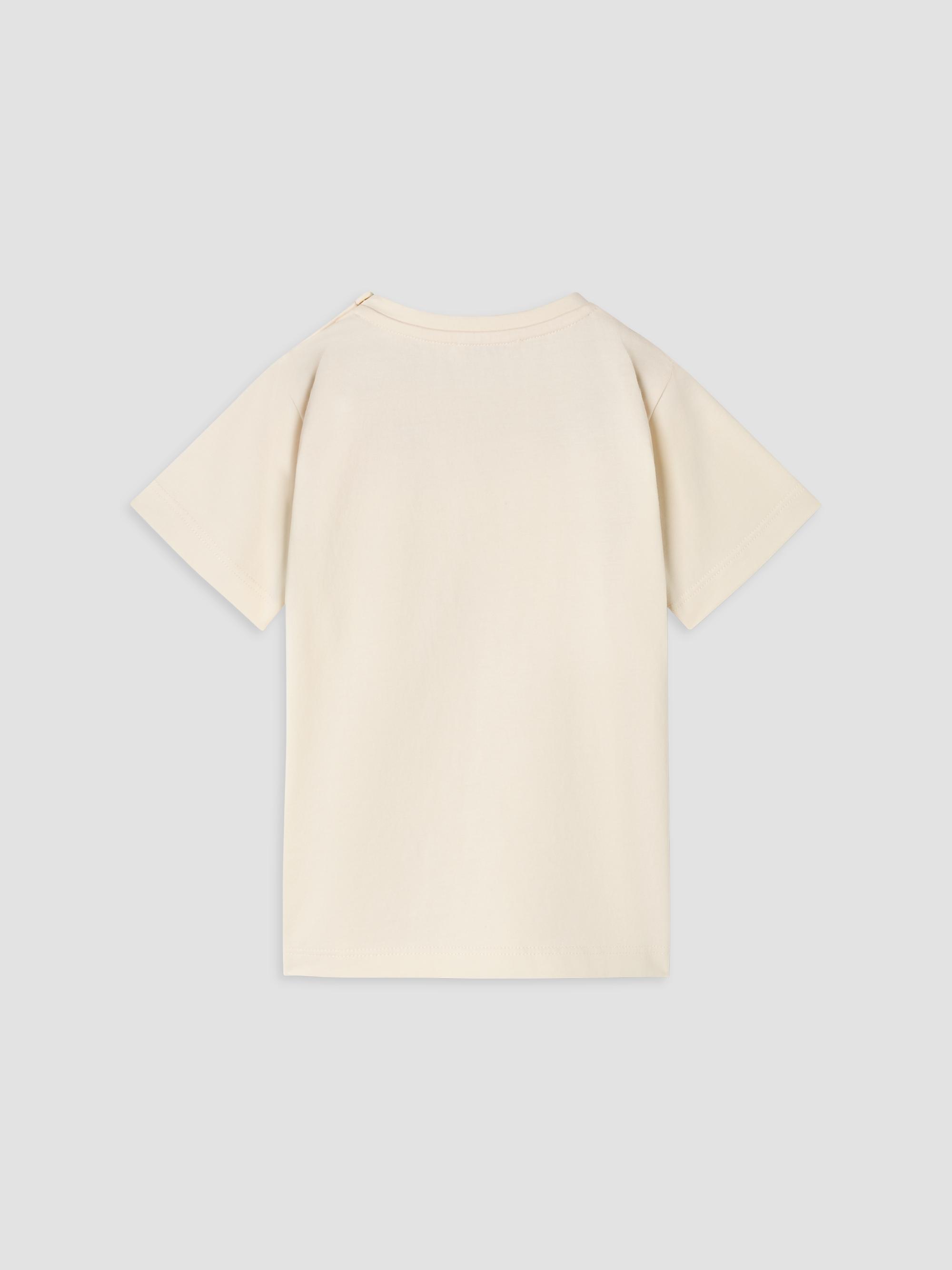 Versace Baby Girl's & Little Girl's Varsity-Print Cotton T-Shirt - Cream | Thumbnail 2