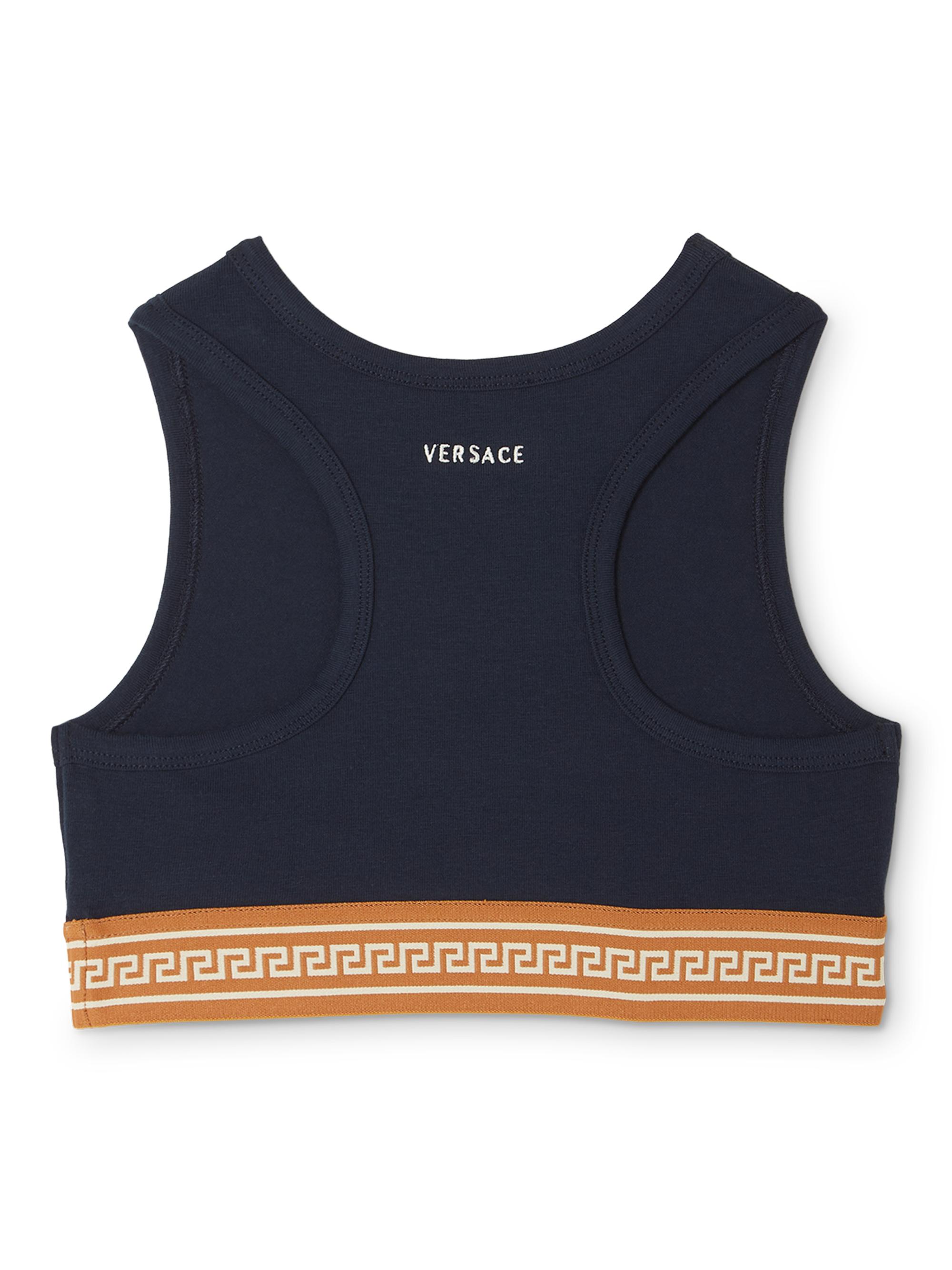 Versace Little Girl's & Girl's Jersey Crop Tank - Dark Navy | Thumbnail 2
