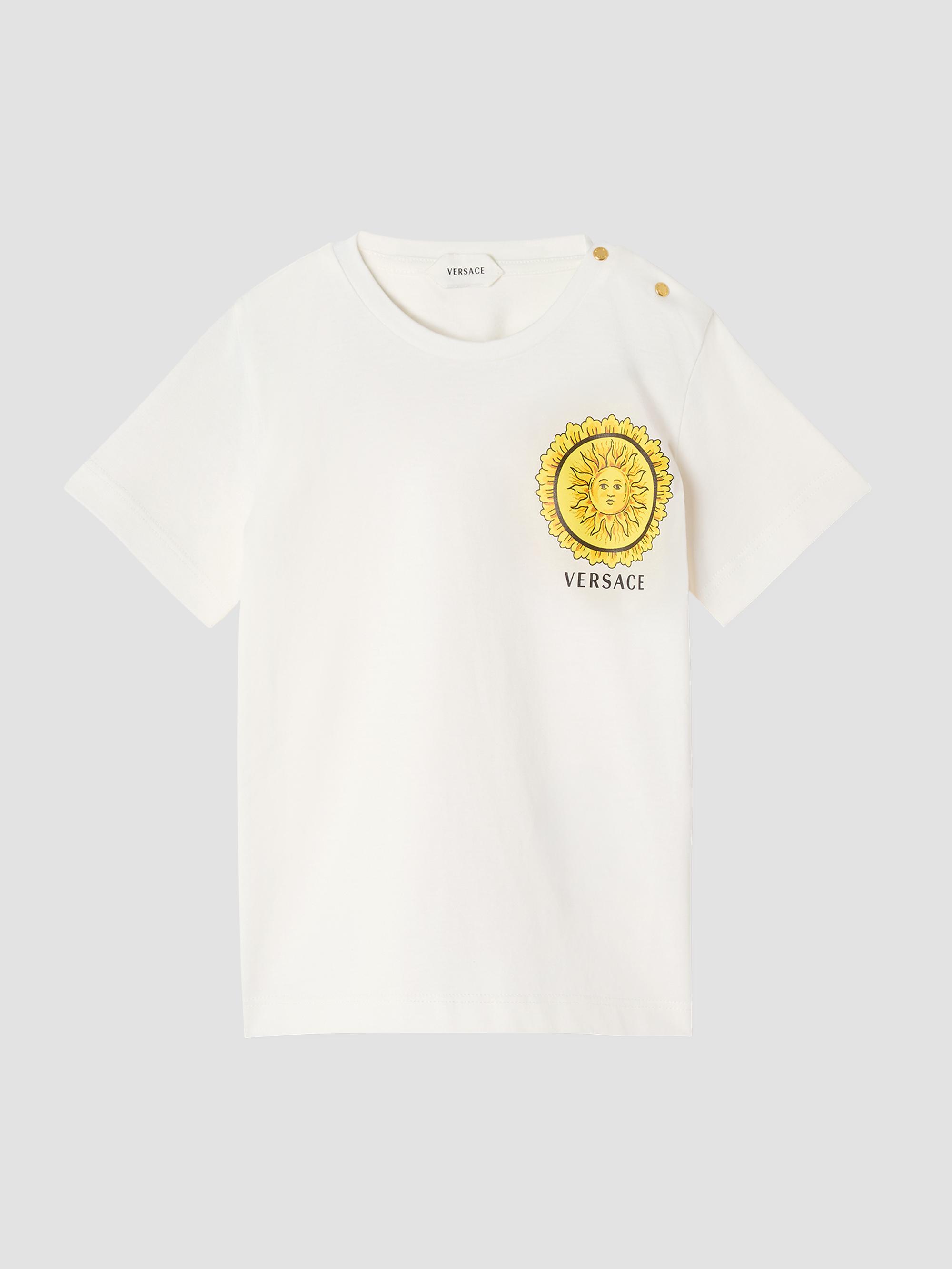 Versace Baby Boy's & Little Boy's Sun Jersey T-Shirt - White