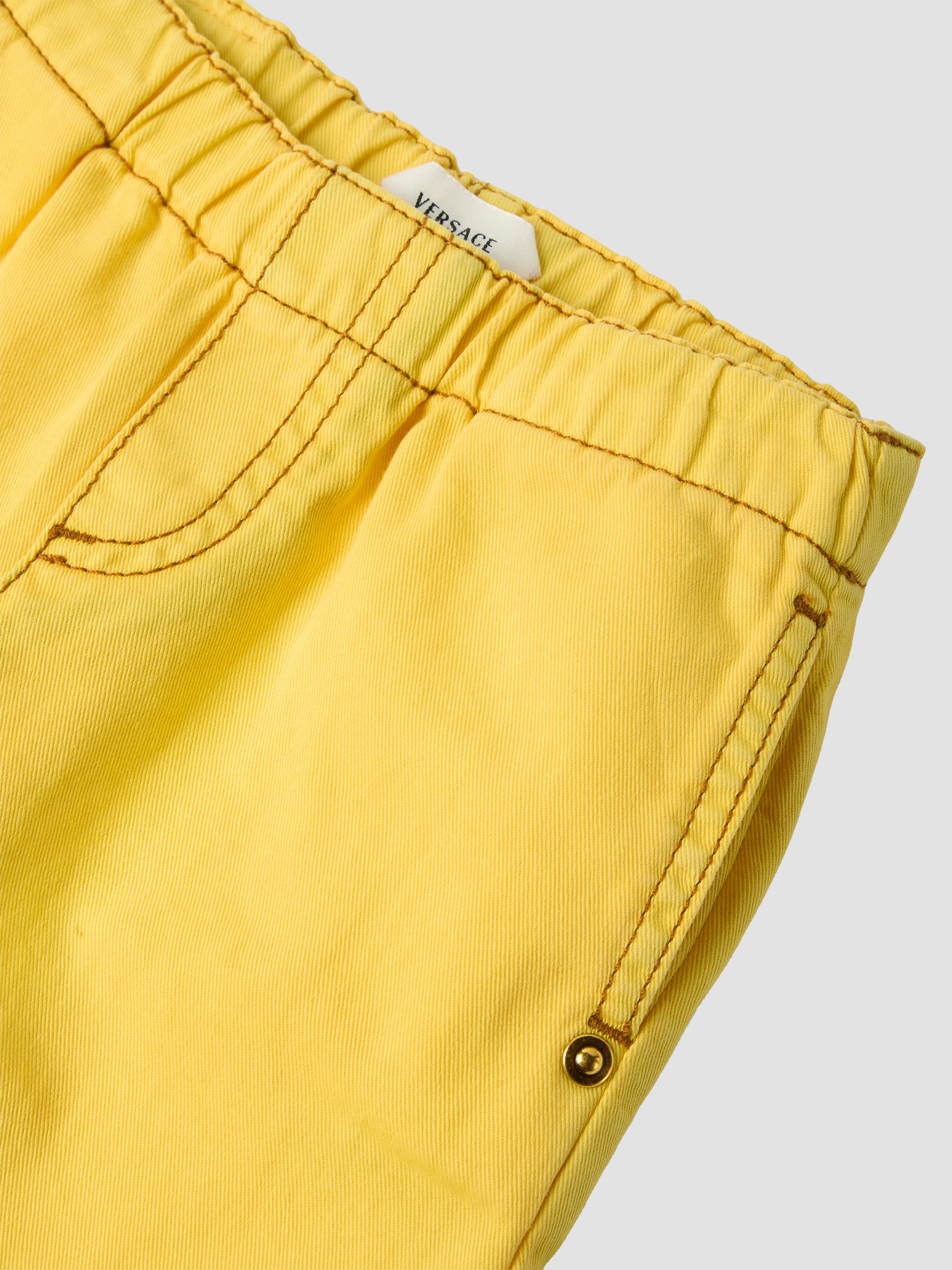 Versace Baby's & Little Kid's Straight-Leg Pants - Yellow | Thumbnail 3